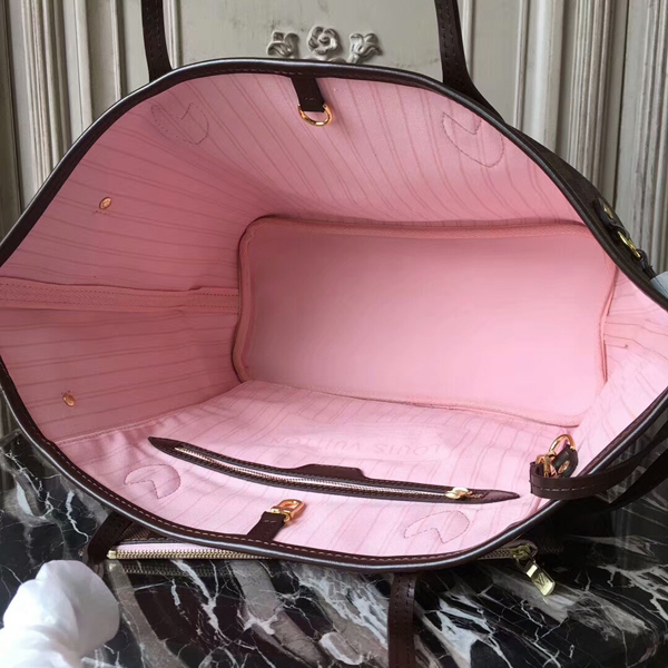 Louis Vuitton N41603 Neverfull MM Shoulder Bag Damier Ebene Canvas Louis Vuitton N41603 Neverfull MM Shoulder Bag Damier Ebene Canvas