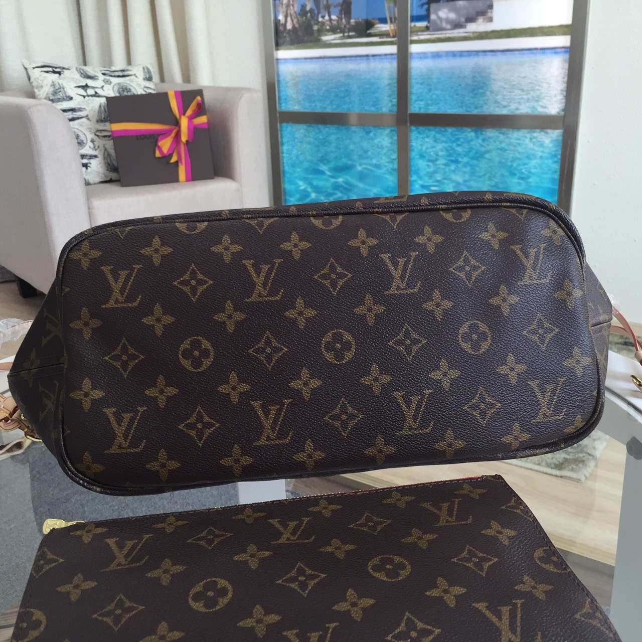 Louis Vuitton Neverfull MM Bag Monogram Canvas M40996 Louis Vuitton Neverfull MM Bag Monogram Canvas M40996