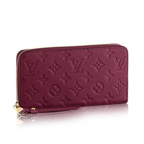 Louis Vuitton Monogram Empreinte Leather Zippy Wallet M60549 Aur Louis Vuitton Monogram Empreinte Leather Zippy Wallet M60549 Aur