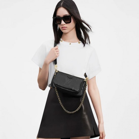 Louis Vuitton Multi Pochette Accessoires Cream M46568 Black M80399 Louis Vuitton Multi Pochette Accessoires Cream M46568 Black M80399