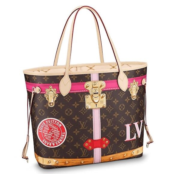 Louis Vuitton Neverfull MM Summer Trunk Monogram M41390 Louis Vuitton Neverfull MM Summer Trunk Monogram M41390