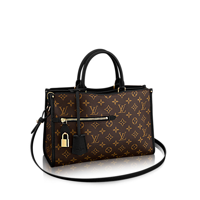 Louis Vuitton Monogram Canvas POPINCOURT MM NOIR BLACK M43435 Louis Vuitton Monogram Canvas POPINCOURT MM NOIR BLACK M43435
