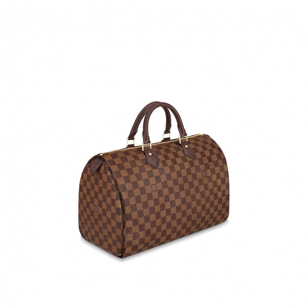Louis Vuitton Damier Ebene Canvas Speedy 35 N41363 Louis Vuitton Damier Ebene Canvas Speedy 35 N41363