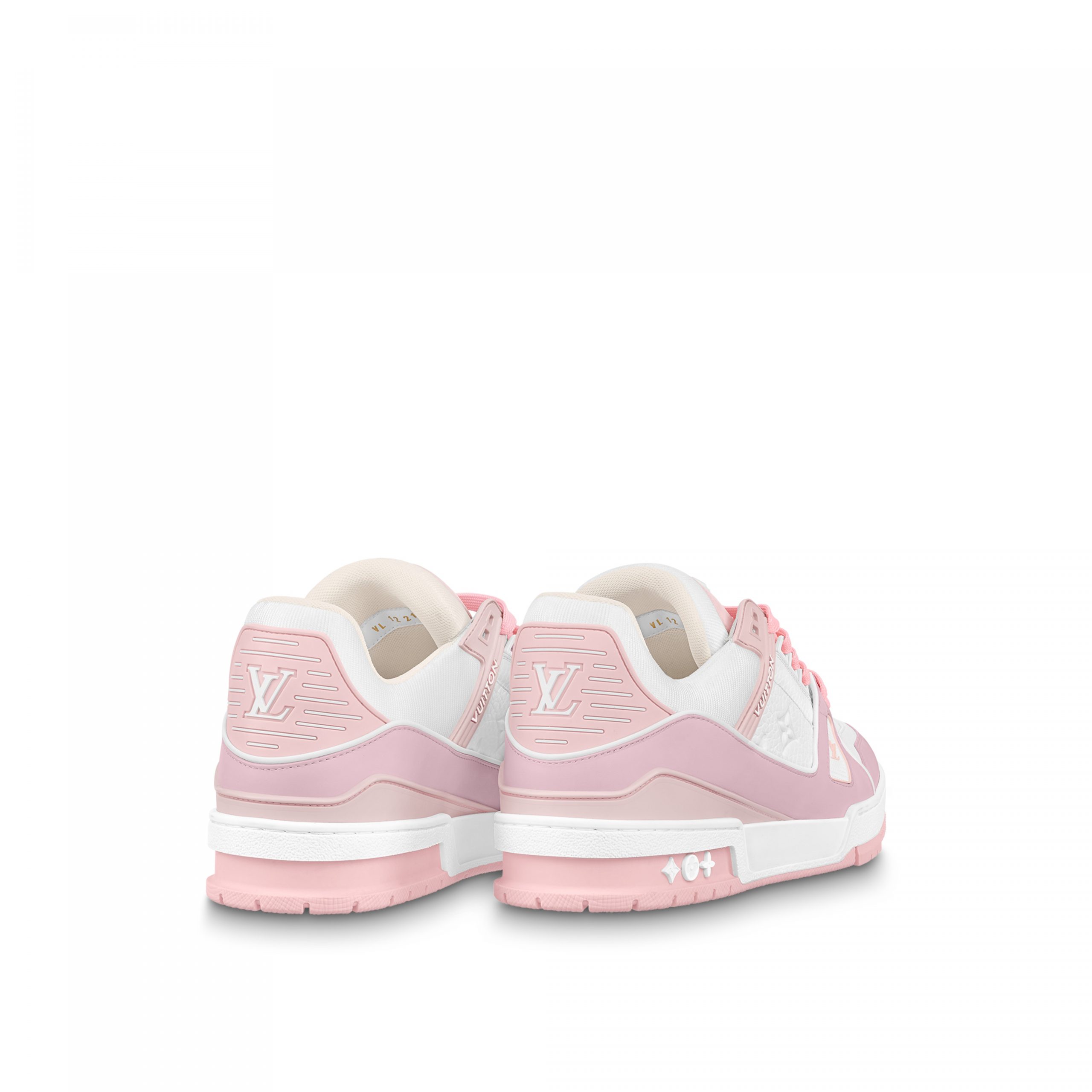 Louis Vuitton Trainer Sneaker Pink White 1ABOEI Louis Vuitton Trainer Sneaker Pink White 1ABOEI