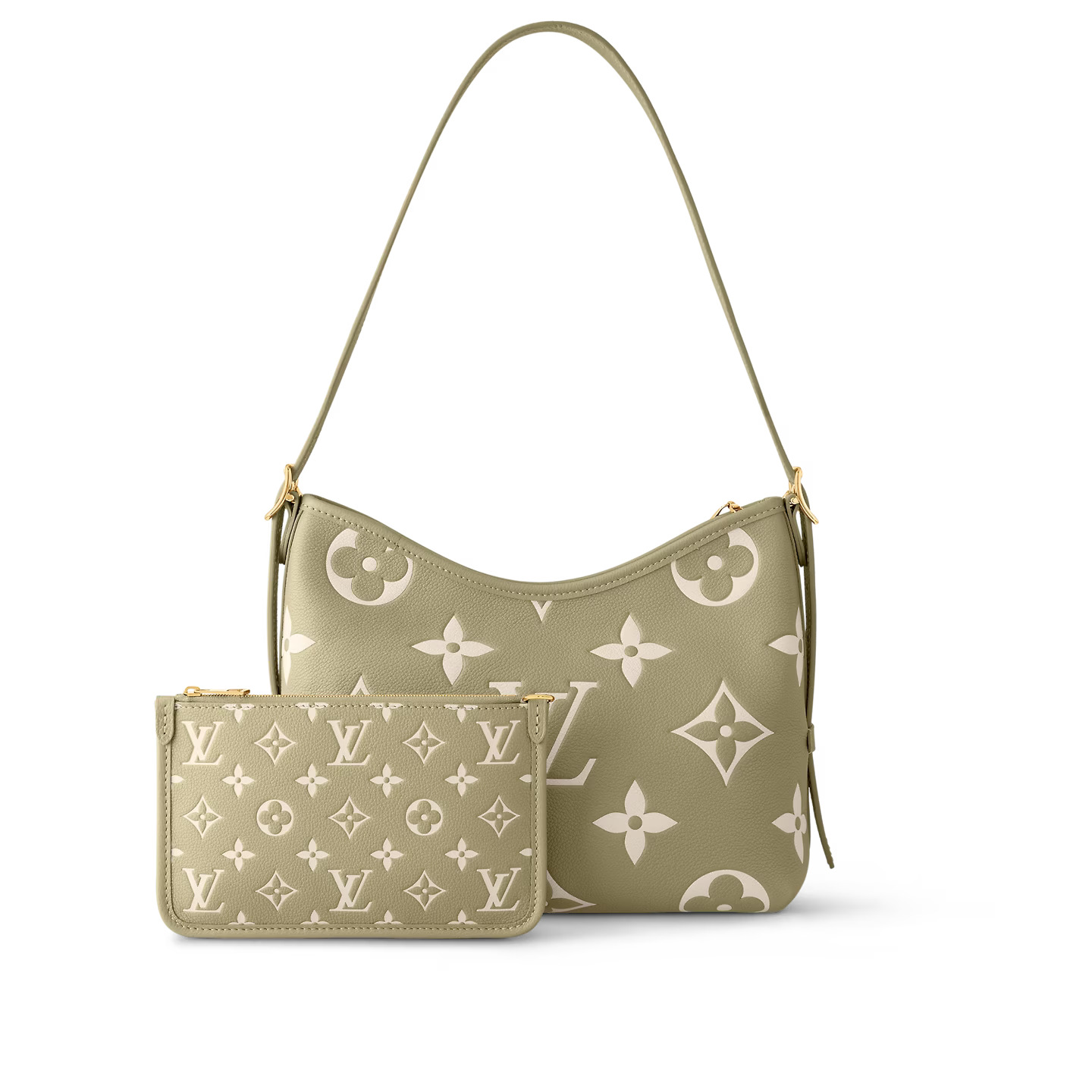 Louis Vuitton Light Khaki/Cream M46672 CarryAll PM Louis Vuitton Light Khaki/Cream M46672 CarryAll PM