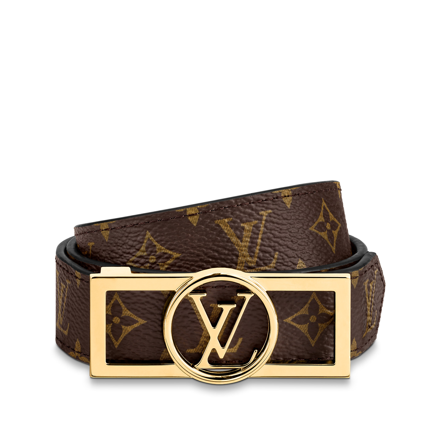 Louis Vuitton M0196Y Monogram Dauphine 25mm Reversible Belt Louis Vuitton M0196Y Monogram Dauphine 25mm Reversible Belt