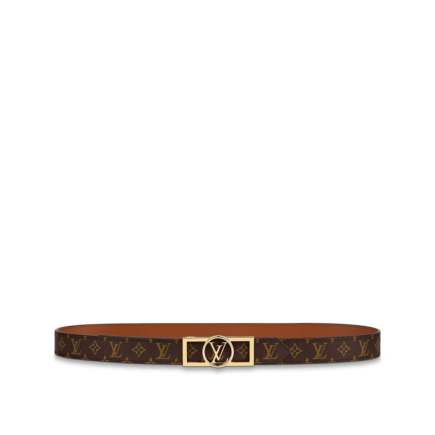 Louis Vuitton M0196Y Monogram Dauphine 25mm Reversible Belt Louis Vuitton M0196Y Monogram Dauphine 25mm Reversible Belt