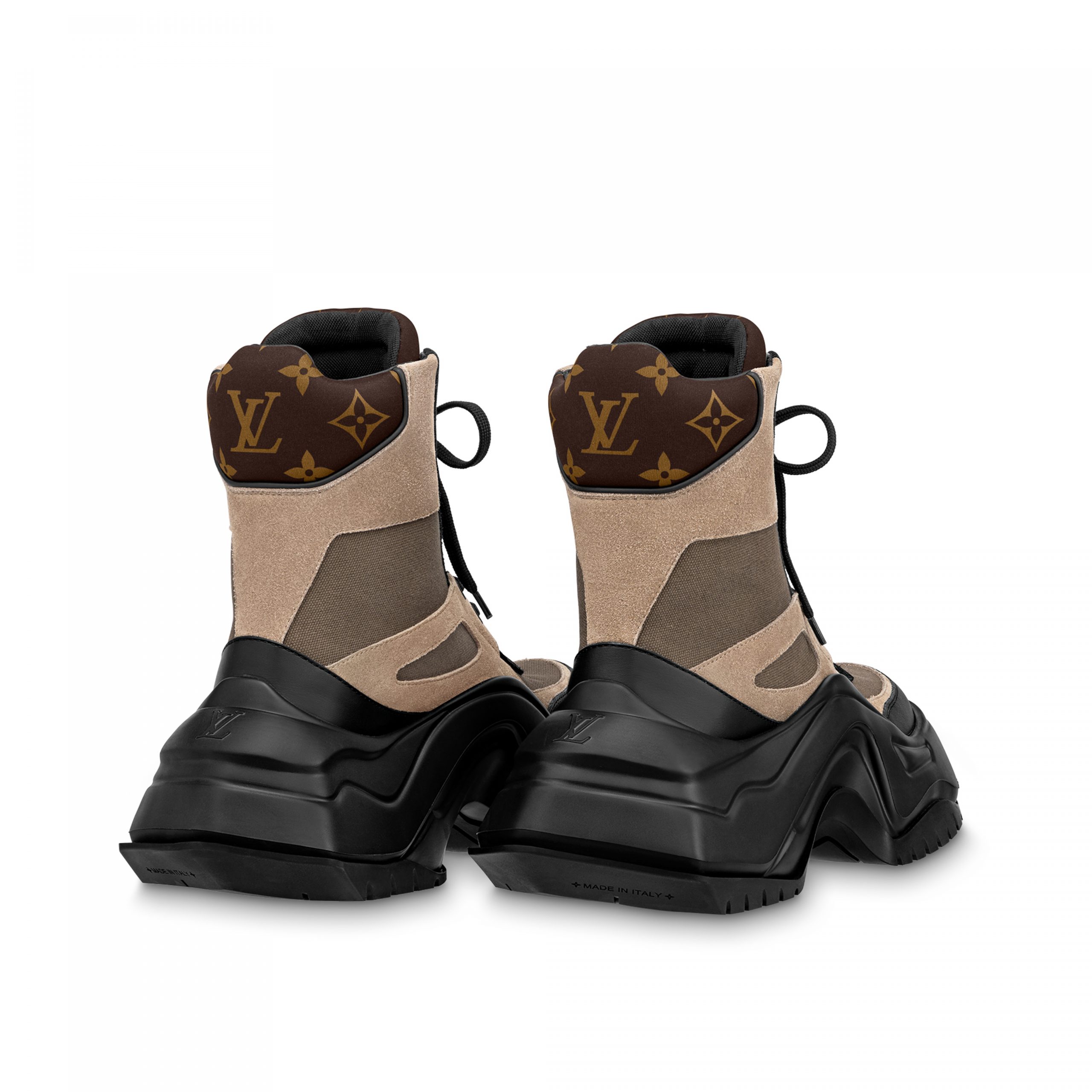 Louis Vuitton LV Archlight 2.0 Platform Ankle Boot Khaki Green1ABI1B Louis Vuitton LV Archlight 2.0 Platform Ankle Boot Khaki Green1ABI1B