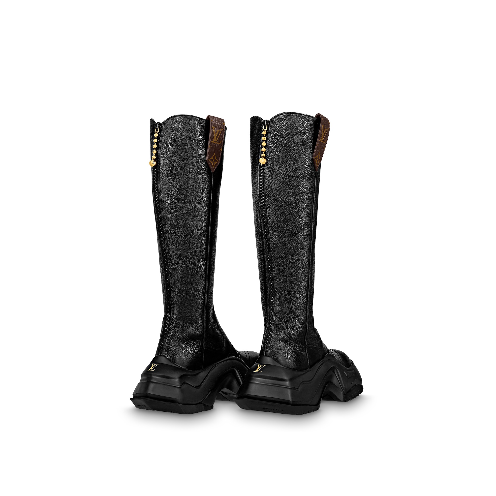 Louis Vuitton LV Archlight 2.0 Platform High Boot Black 1ABHSY Louis Vuitton LV Archlight 2.0 Platform High Boot Black 1ABHSY
