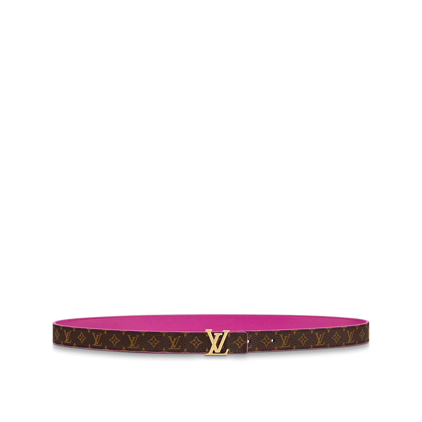 Louis Vuitton M0703X Pink LV Iconic 20mm Reversible Belt Louis Vuitton M0703X Pink LV Iconic 20mm Reversible Belt