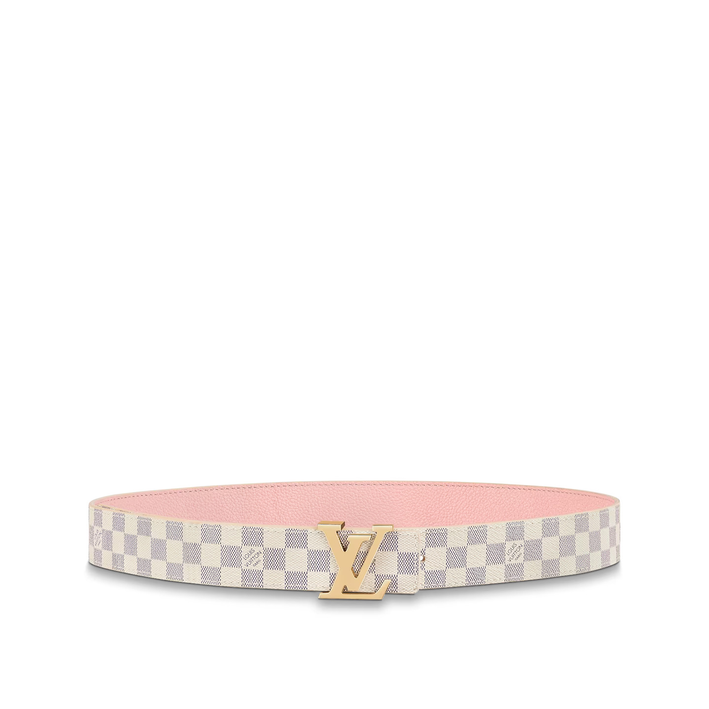 Louis Vuitton M0571U Damier azur LV Initiales 30mm Reversible Belt Louis Vuitton M0571U Damier azur LV Initiales 30mm Reversible Belt