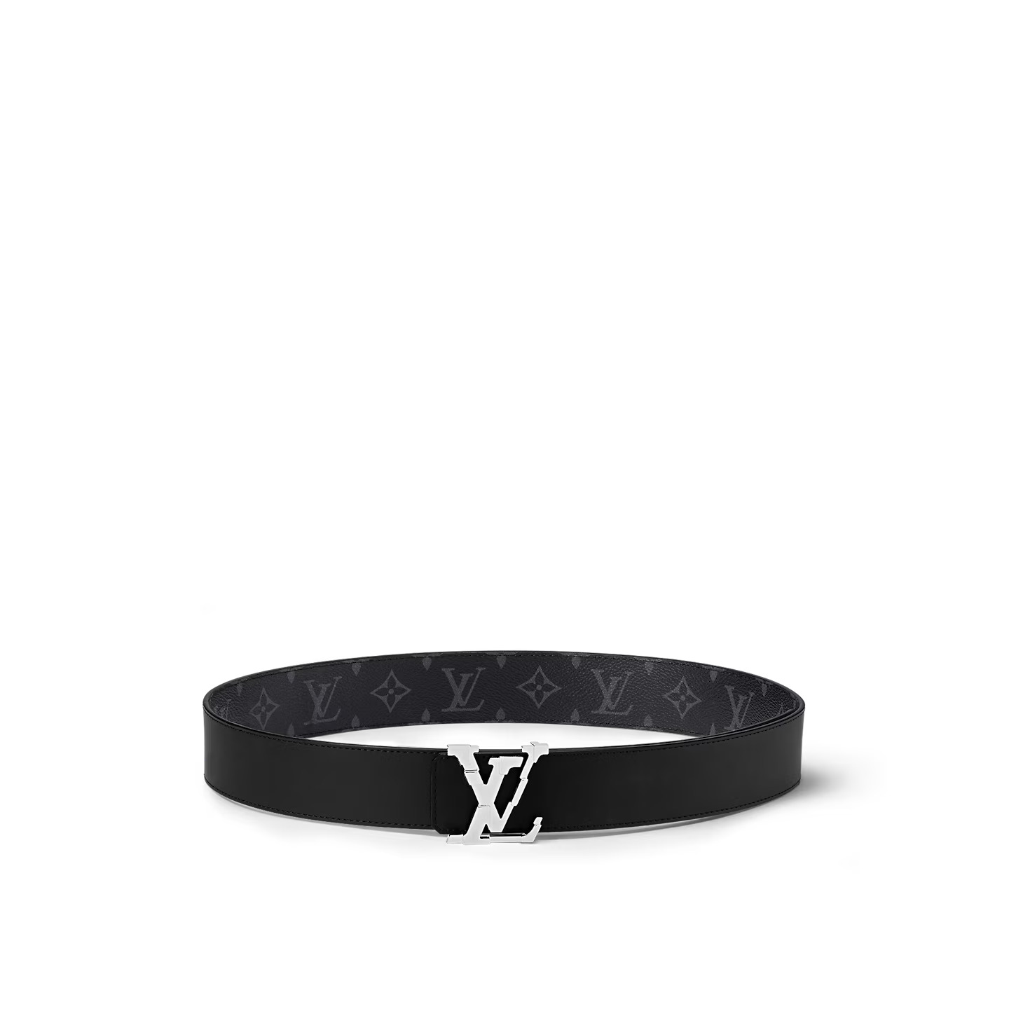 Louis Vuitton M8346U Monogram Eclipse LV Pixel 40mm Reversible Belt Louis Vuitton M8346U Monogram Eclipse LV Pixel 40mm Reversible Belt