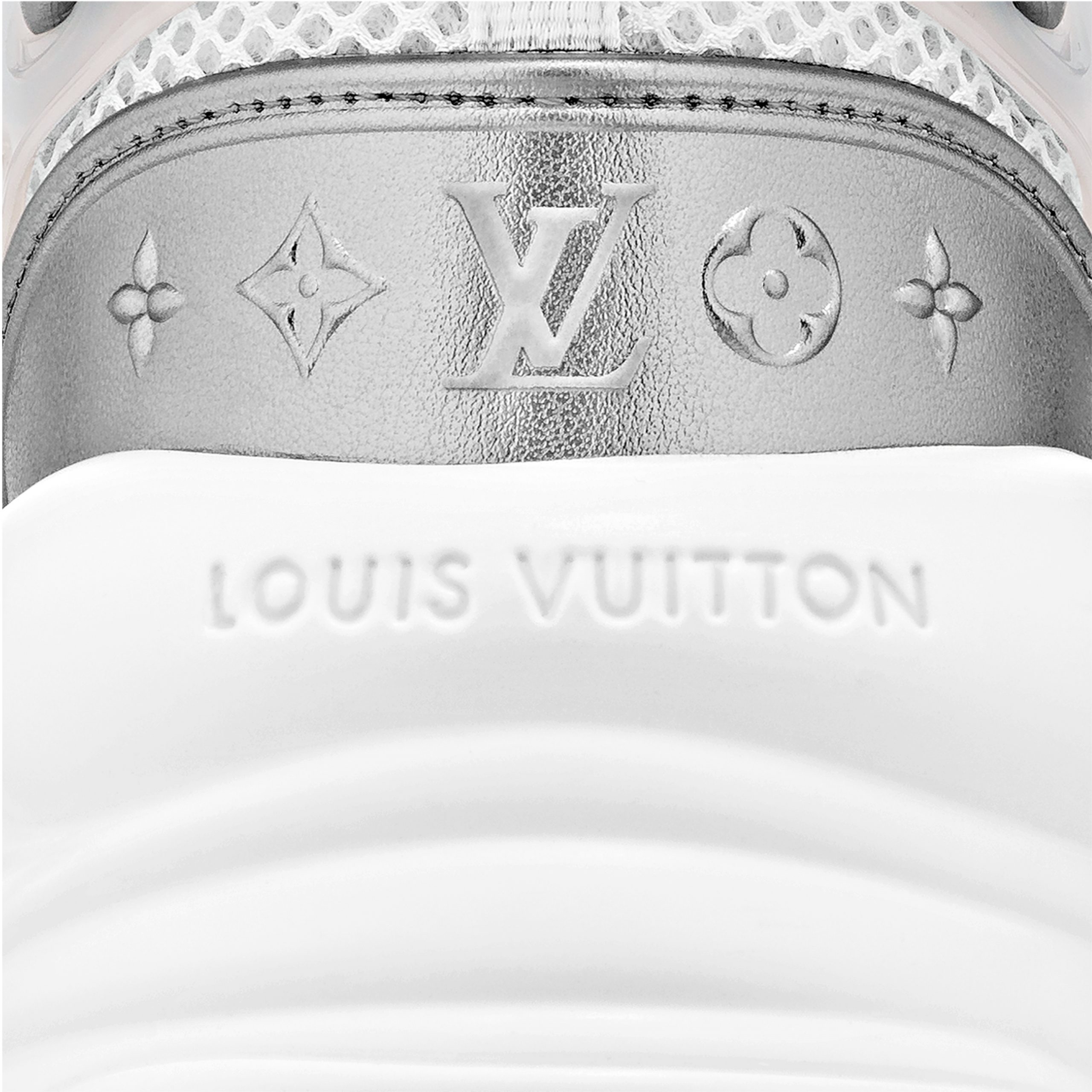 Louis Vuitton LV Run 55 Sneaker Monogram Flowers Blue 1ABVIR Louis Vuitton LV Run 55 Sneaker Monogram Flowers Blue 1ABVIR