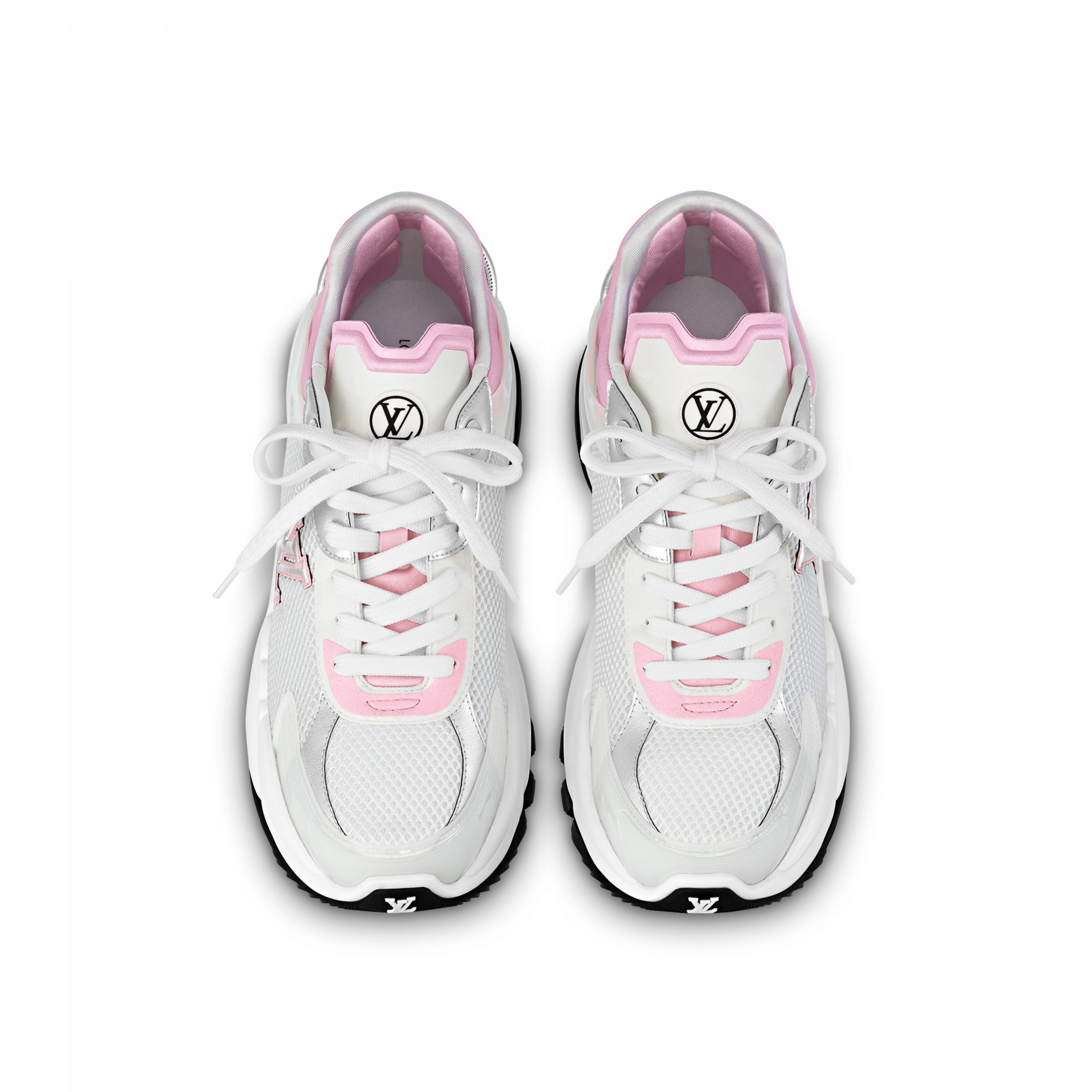 Louis Vuitton LV Run 55 Sneaker Monogram Flowers Pink 1ABVI3 Louis Vuitton LV Run 55 Sneaker Monogram Flowers Pink 1ABVI3