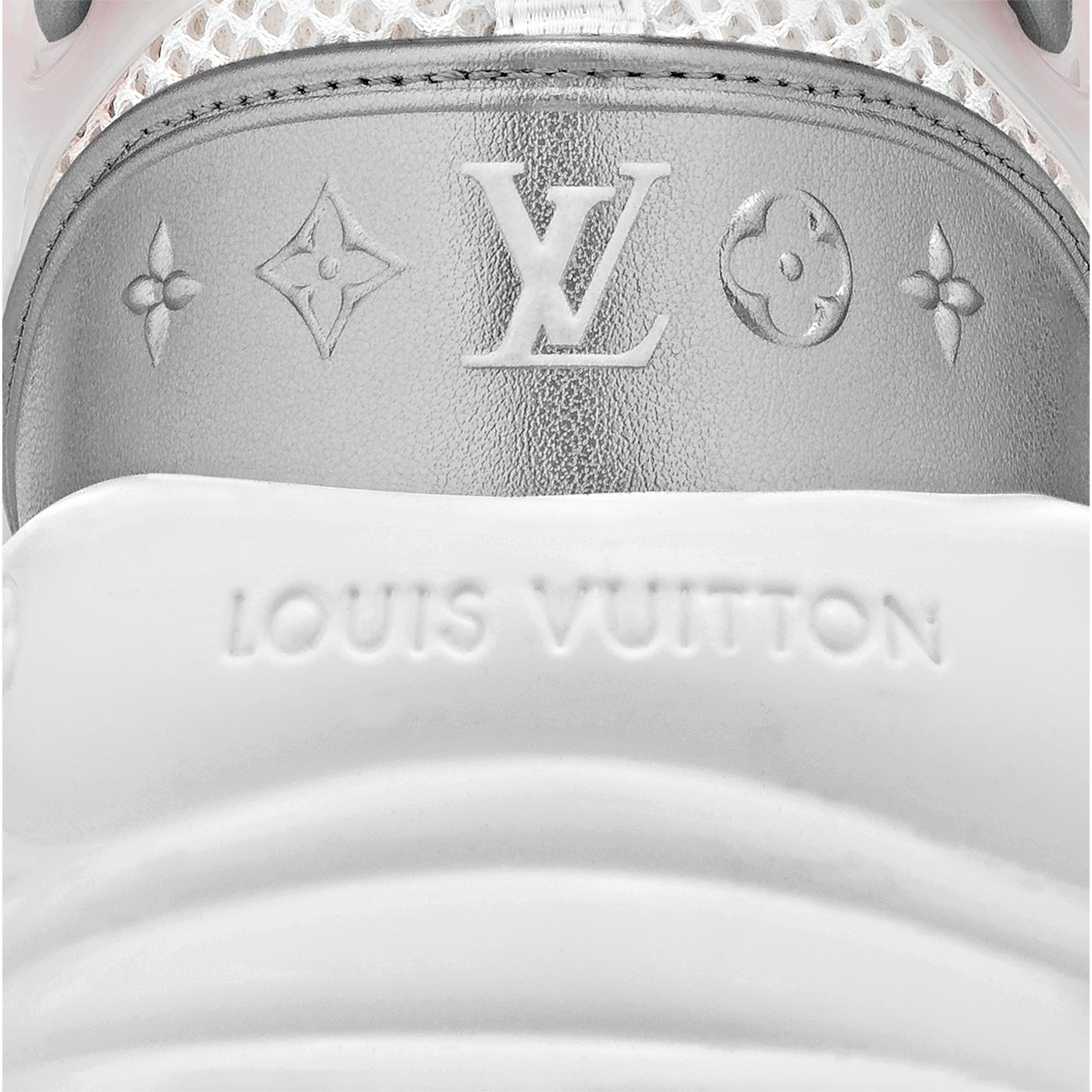Louis Vuitton LV Run 55 Sneaker Monogram Flowers Pink 1ABVI3 Louis Vuitton LV Run 55 Sneaker Monogram Flowers Pink 1ABVI3