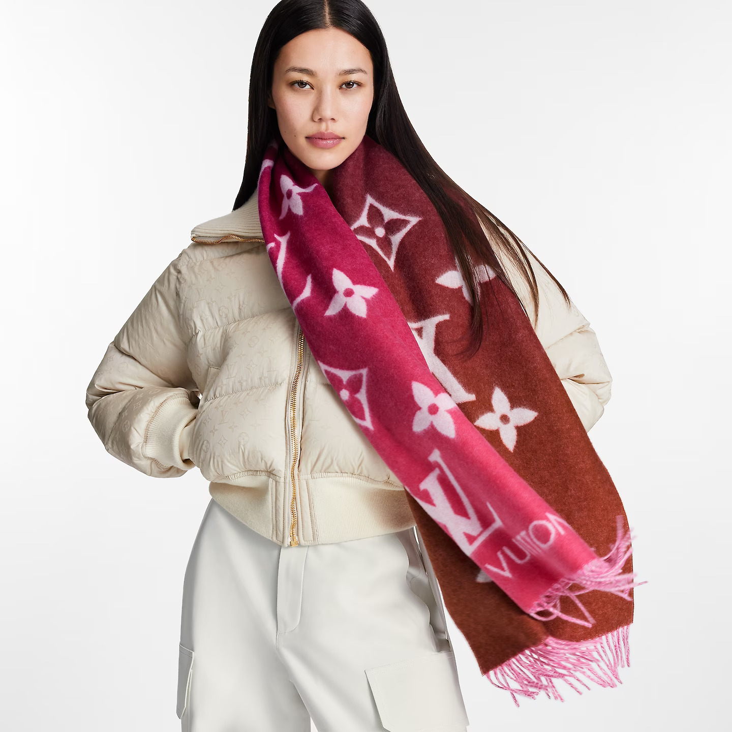 Louis Vuitton Grenadine M79506 Reykjavik Gradient Scarf Louis Vuitton Grenadine M79506 Reykjavik Gradient Scarf