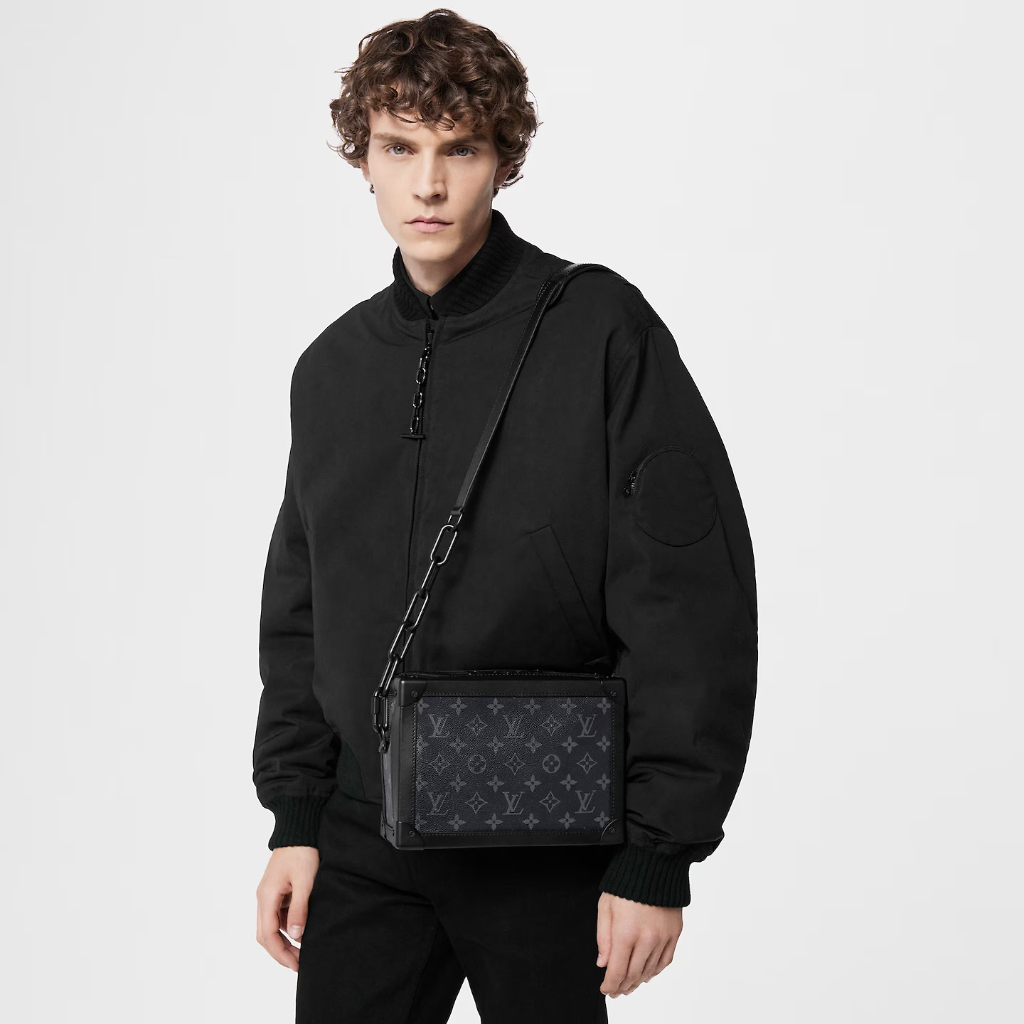 Louis Vuitton Monogram Eclipse M44730 Soft Trunk Louis Vuitton Monogram Eclipse M44730 Soft Trunk