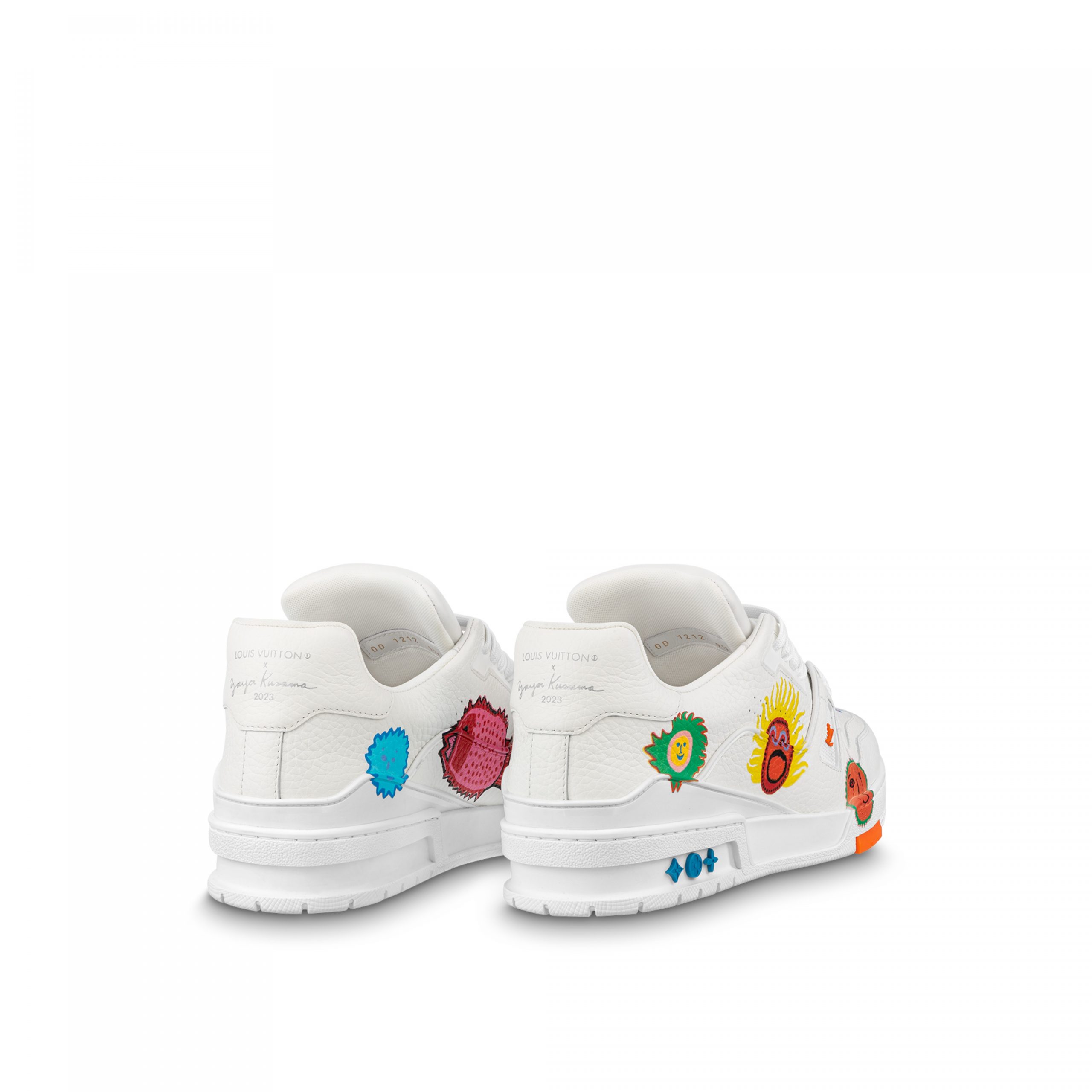 Louis Vuitton Trainer Sneaker LV x YK LV White 1ABD39 Louis Vuitton Trainer Sneaker LV x YK LV White 1ABD39