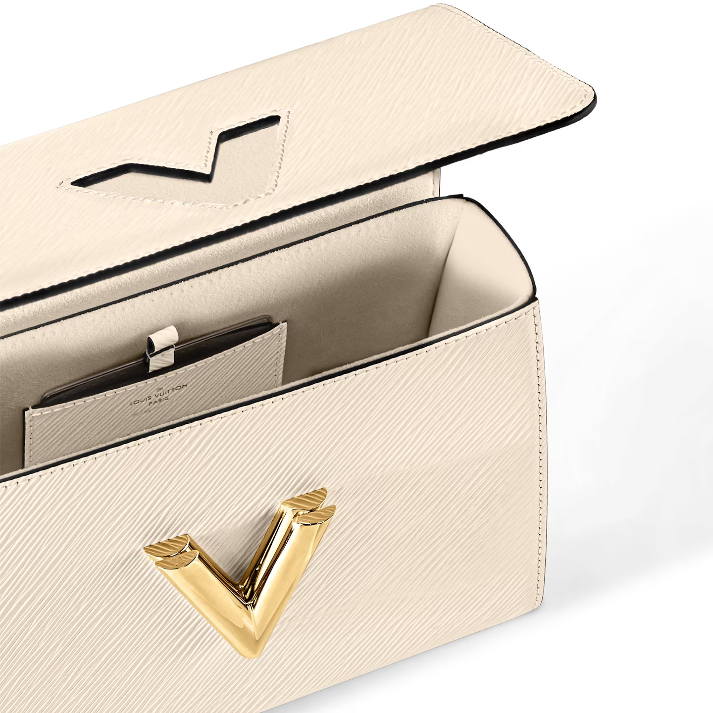 Louis Vuitton Quartz White M21116 Twist MM Louis Vuitton Quartz White M21116 Twist MM