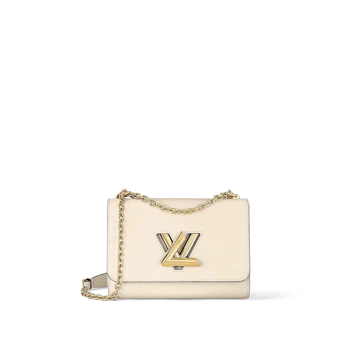 Louis Vuitton Quartz White M21116 Twist MM Louis Vuitton Quartz White M21116 Twist MM