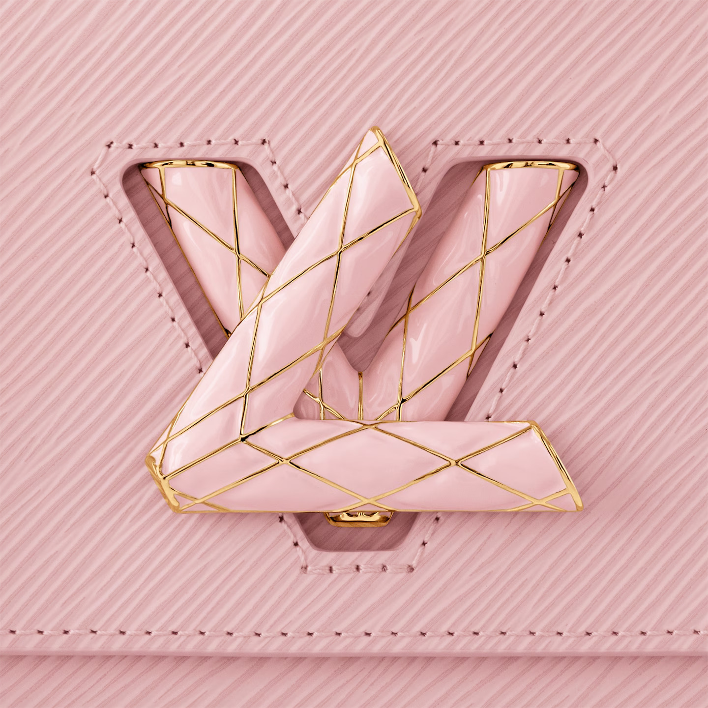 Louis Vuitton Rose Jasmin M23377 Twist PM Louis Vuitton Rose Jasmin M23377 Twist PM