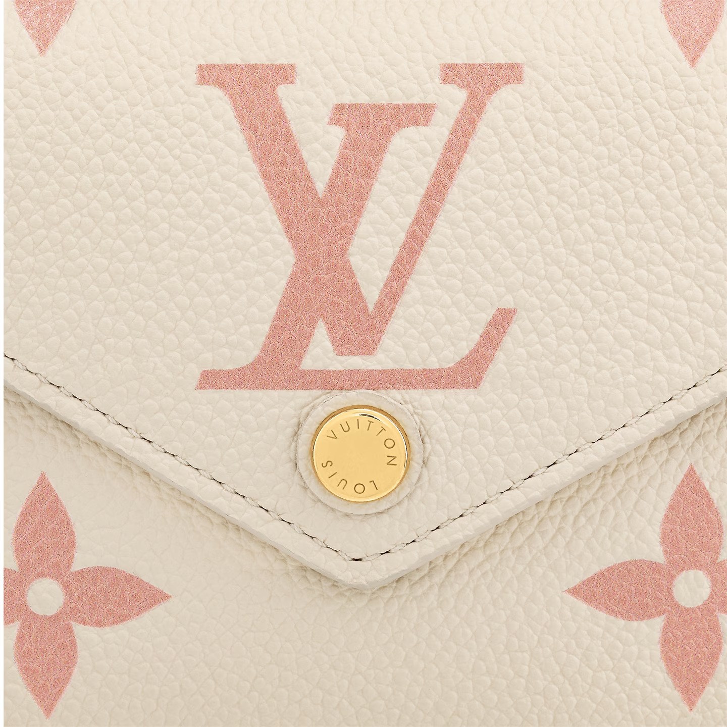 Louis Vuitton Crème / Rose Trianon M82062 Victorine Wallet Louis Vuitton Crème / Rose Trianon M82062 Victorine Wallet