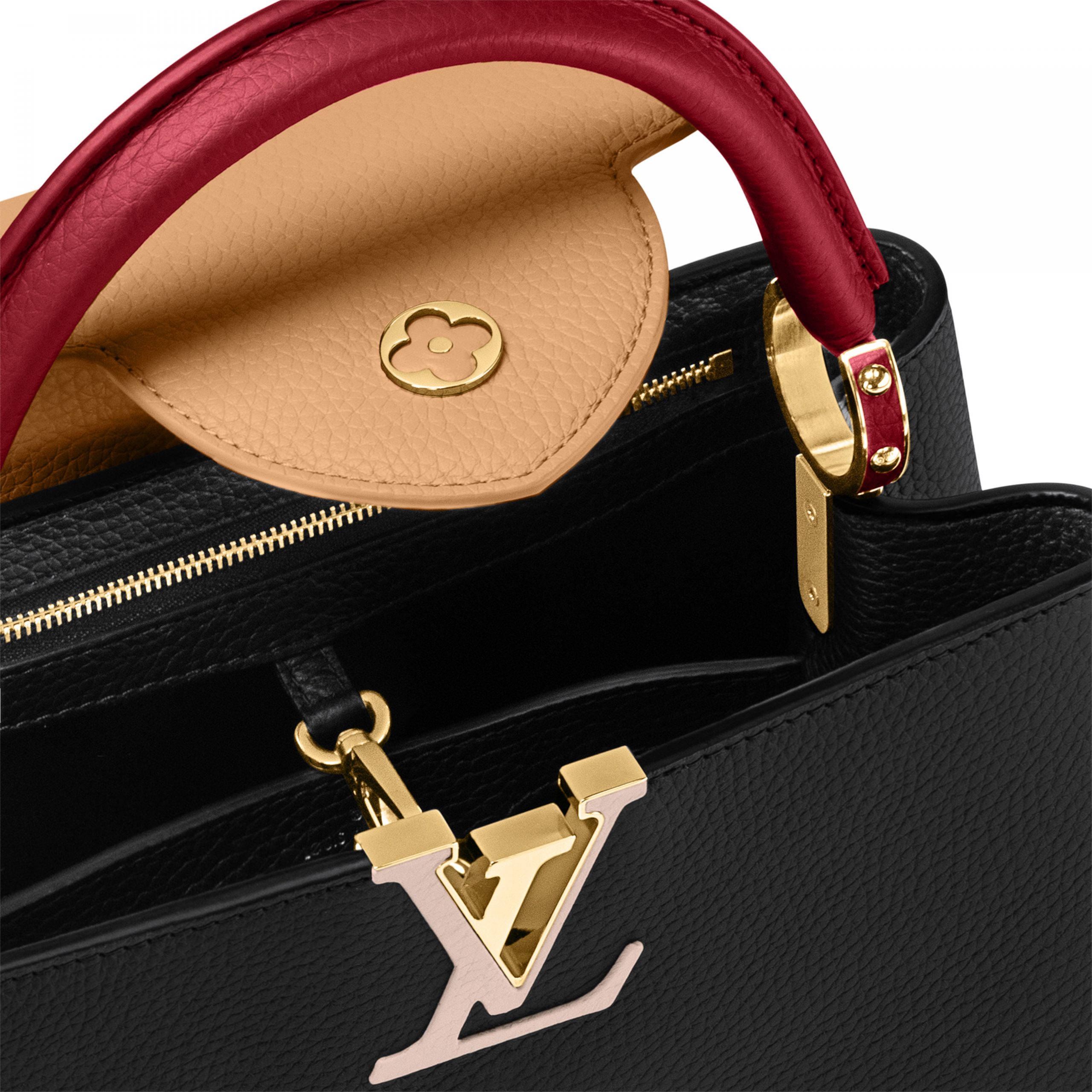 Louis Vuitton M20704 Capucines MM Noir Rubis Louis Vuitton M20704 Capucines MM Noir Rubis