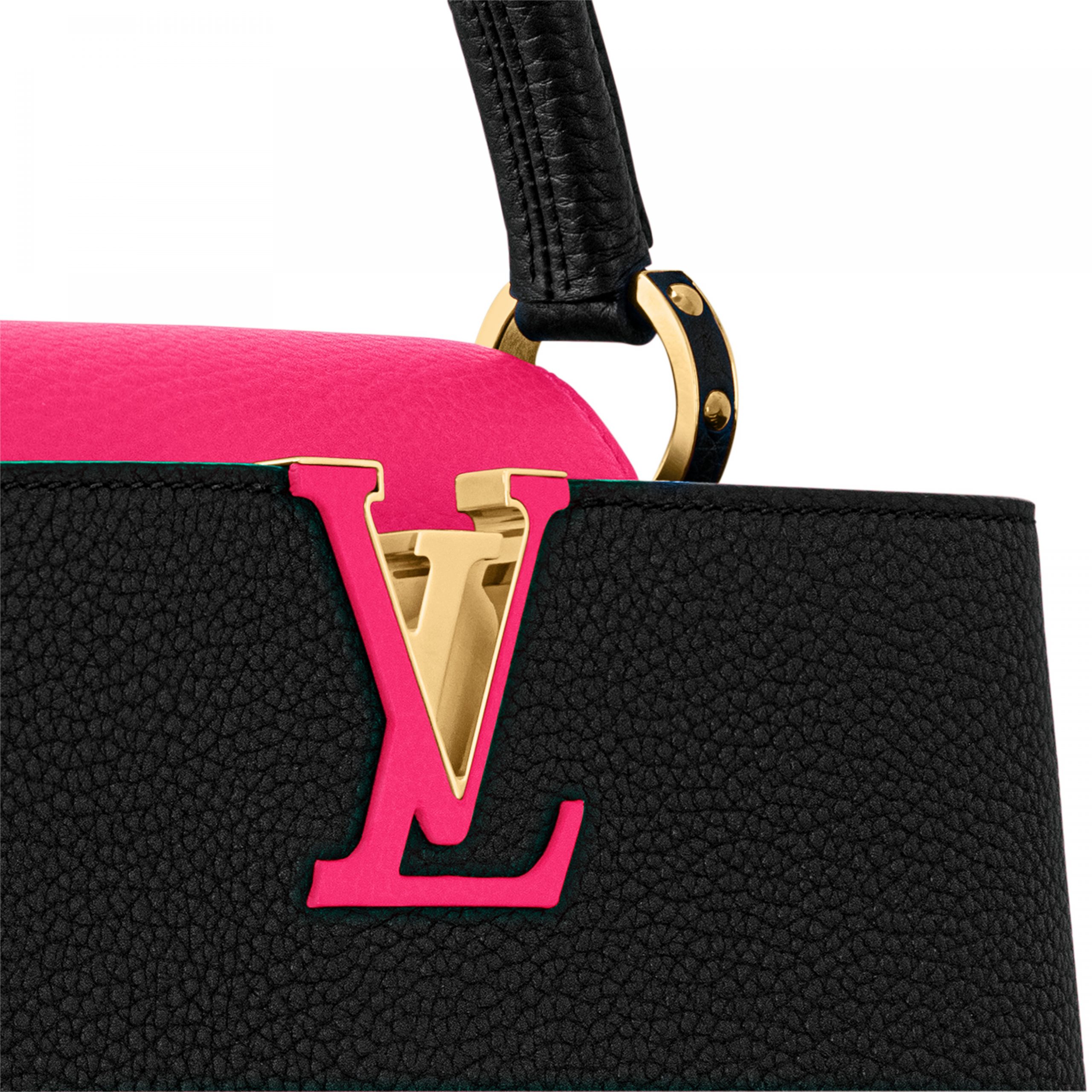 Louis Vuitton M59882 Capucines MM Black Rose Berlingot Louis Vuitton M59882 Capucines MM Black Rose Berlingot