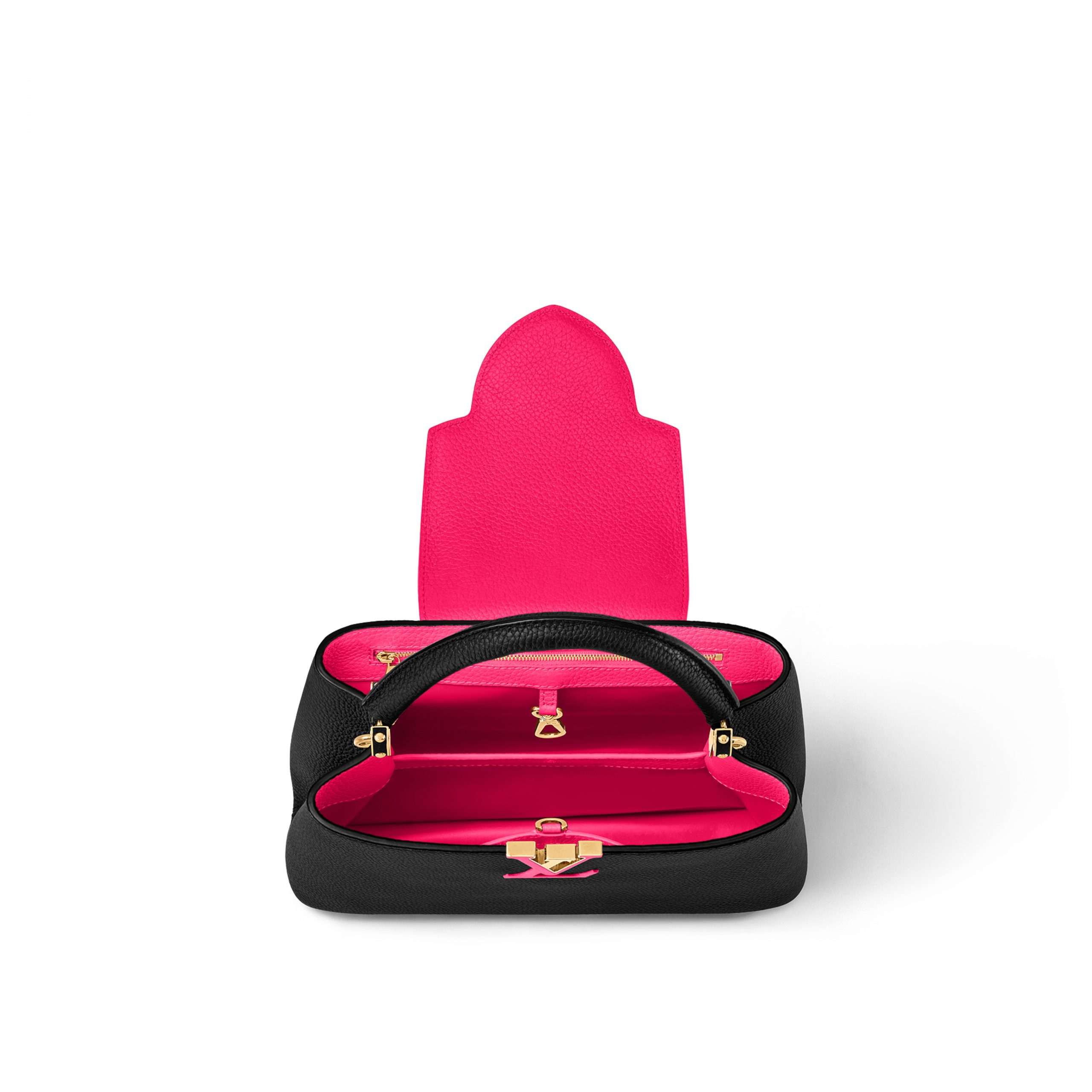 Louis Vuitton M59882 Capucines MM Black Rose Berlingot Louis Vuitton M59882 Capucines MM Black Rose Berlingot