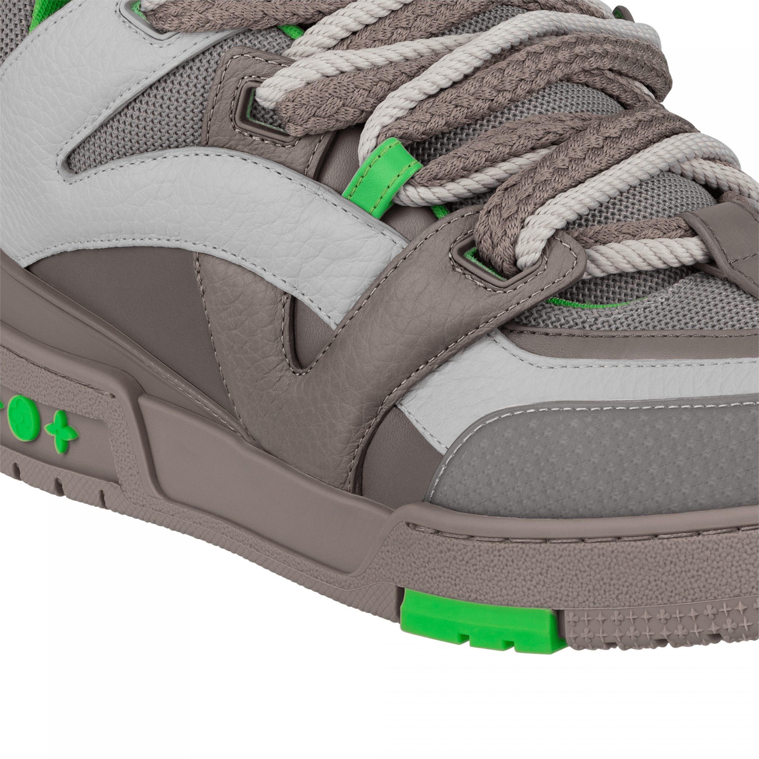 Louis Vuitton LV Skate Sneaker Monogram Flowers Grey 1ABZ4R Louis Vuitton LV Skate Sneaker Monogram Flowers Grey 1ABZ4R