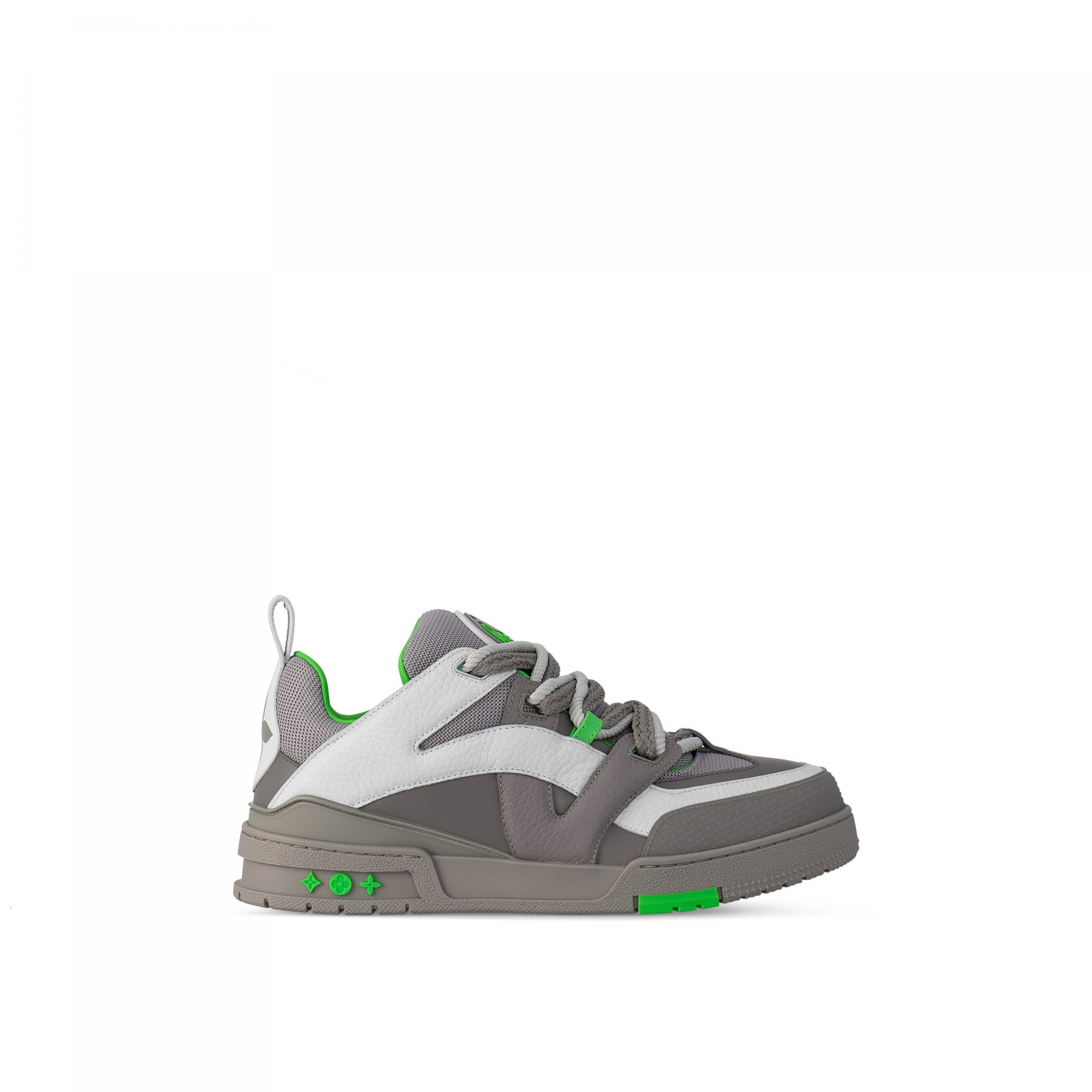 Louis Vuitton LV Skate Sneaker Monogram Flowers Grey 1ABZ4R Louis Vuitton LV Skate Sneaker Monogram Flowers Grey 1ABZ4R