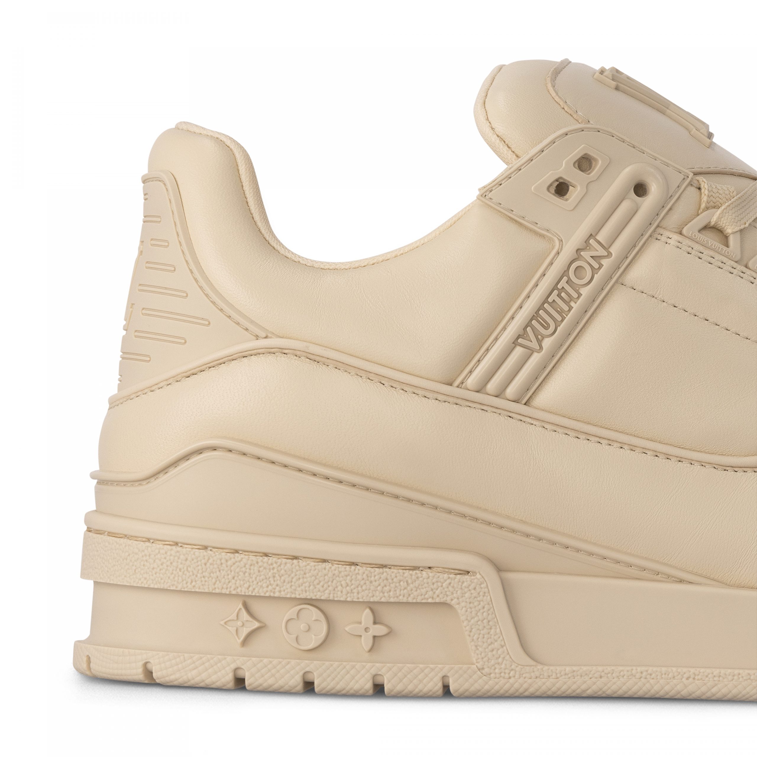 Louis Vuitton LV Trainer Sneaker Calf leather Beige 1AC5BR Louis Vuitton LV Trainer Sneaker Calf leather Beige 1AC5BR