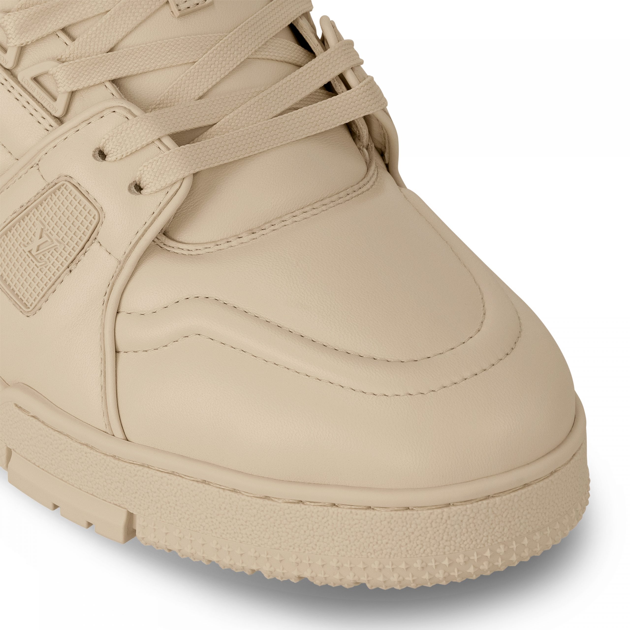 Louis Vuitton LV Trainer Sneaker Calf leather Beige 1AC5BR Louis Vuitton LV Trainer Sneaker Calf leather Beige 1AC5BR