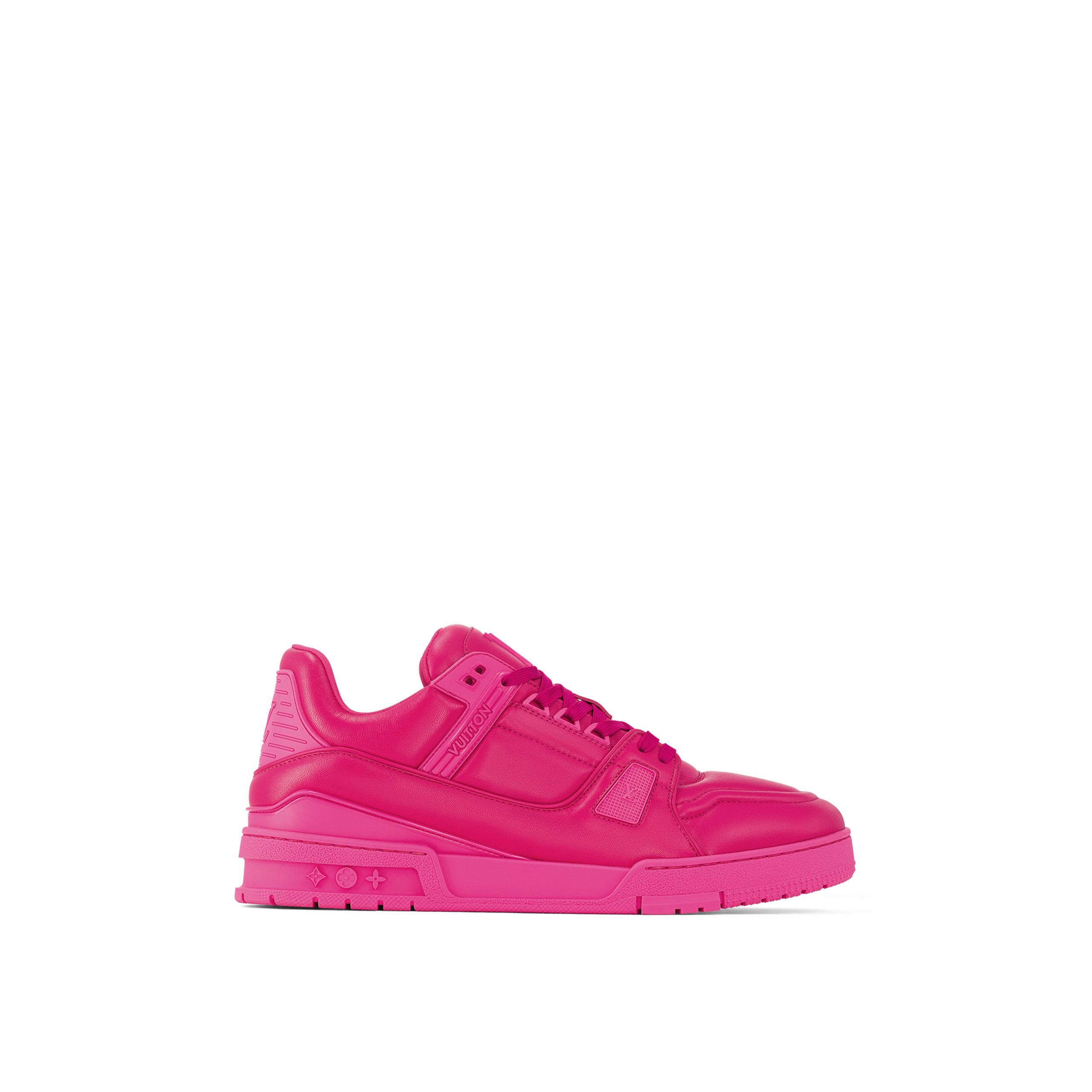 Louis Vuitton LV Trainer Sneaker Calf leather Fuchsia 1AC5CB Louis Vuitton LV Trainer Sneaker Calf leather Fuchsia 1AC5CB