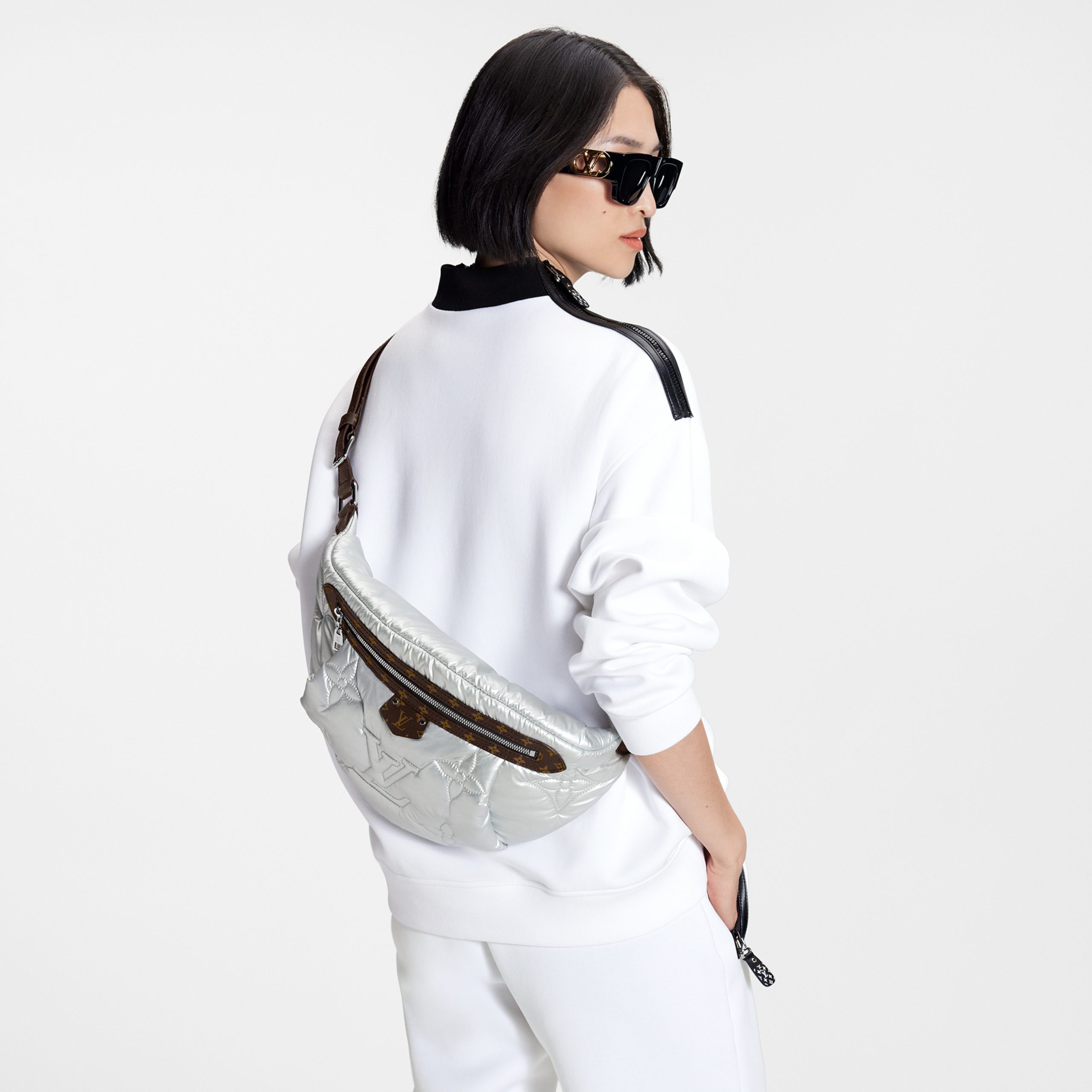 Louis Vuitton Pillow Maxi Bumbag M20971 Silver Louis Vuitton Pillow Maxi Bumbag M20971 Silver