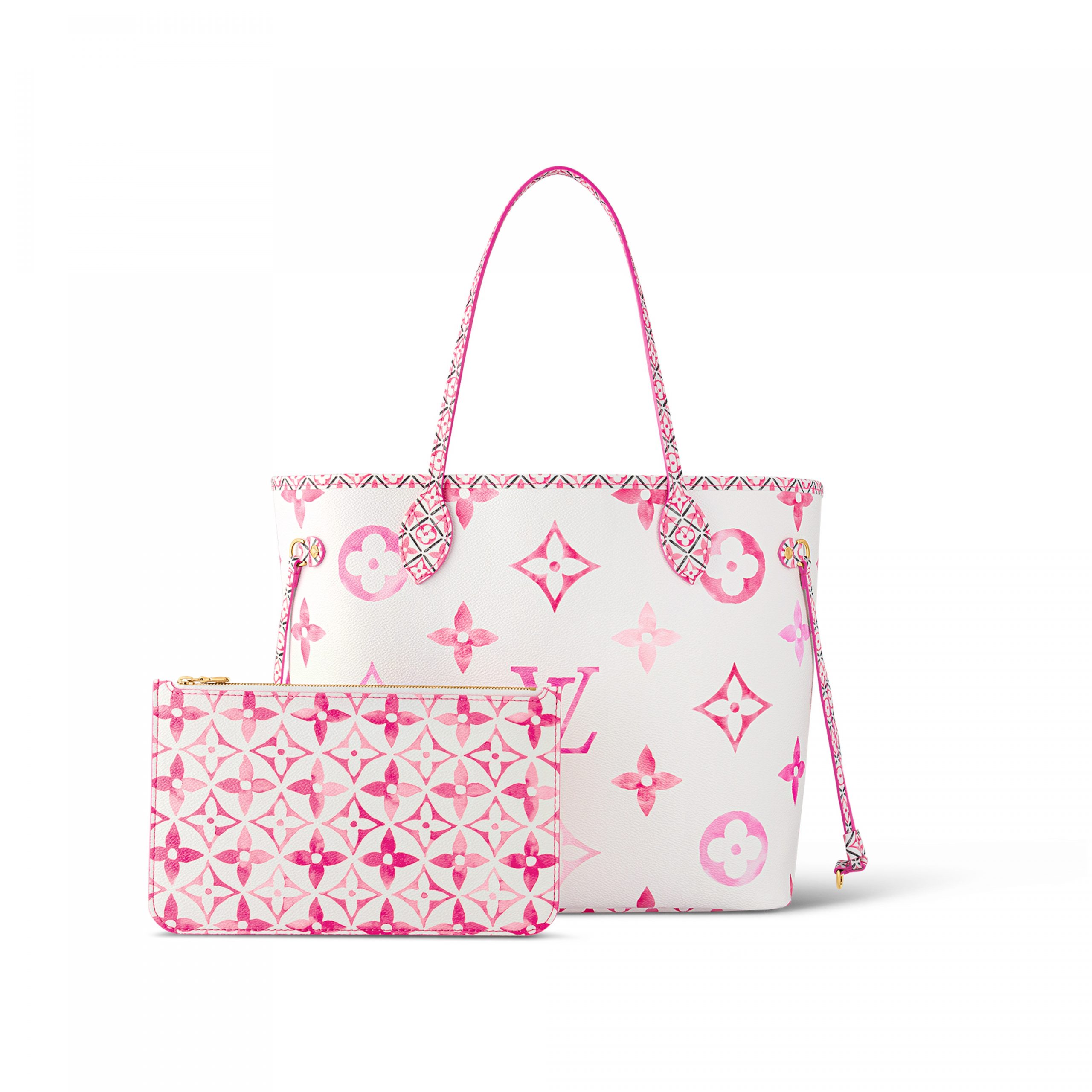 Louis Vuitton M22980 Neverfull MM Pink Monogram Louis Vuitton M22980 Neverfull MM Pink Monogram