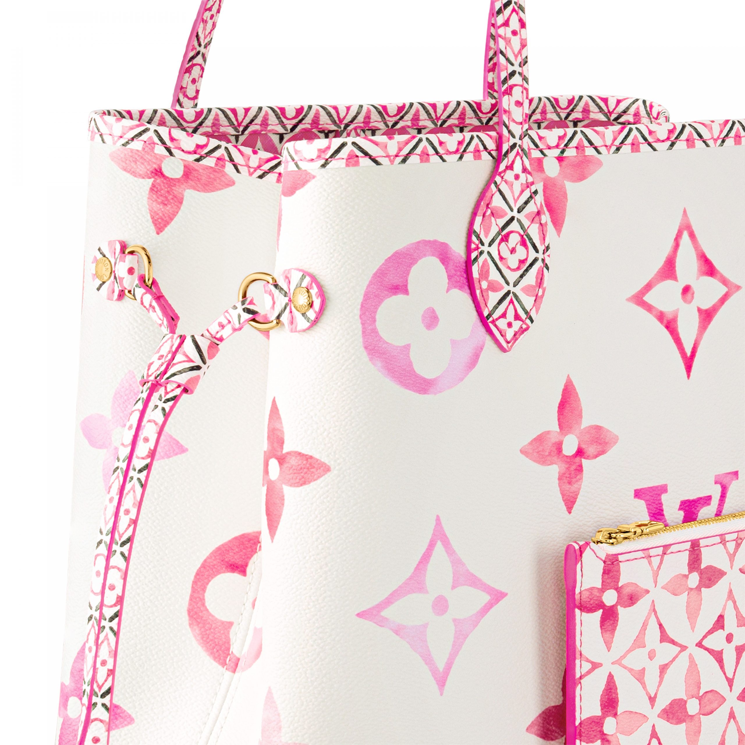 Louis Vuitton M22980 Neverfull MM Pink Monogram Louis Vuitton M22980 Neverfull MM Pink Monogram