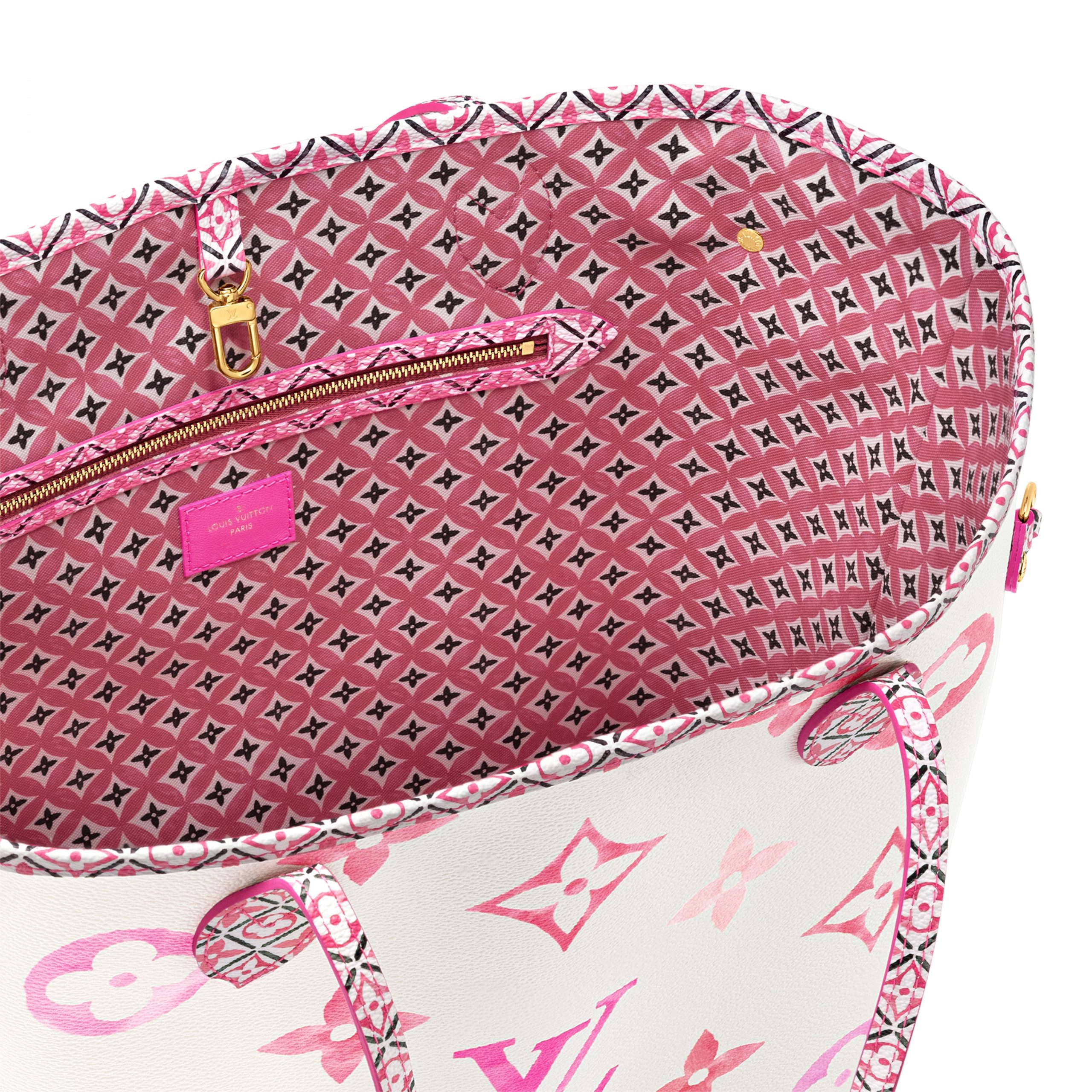 Louis Vuitton M22980 Neverfull MM Pink Monogram Louis Vuitton M22980 Neverfull MM Pink Monogram