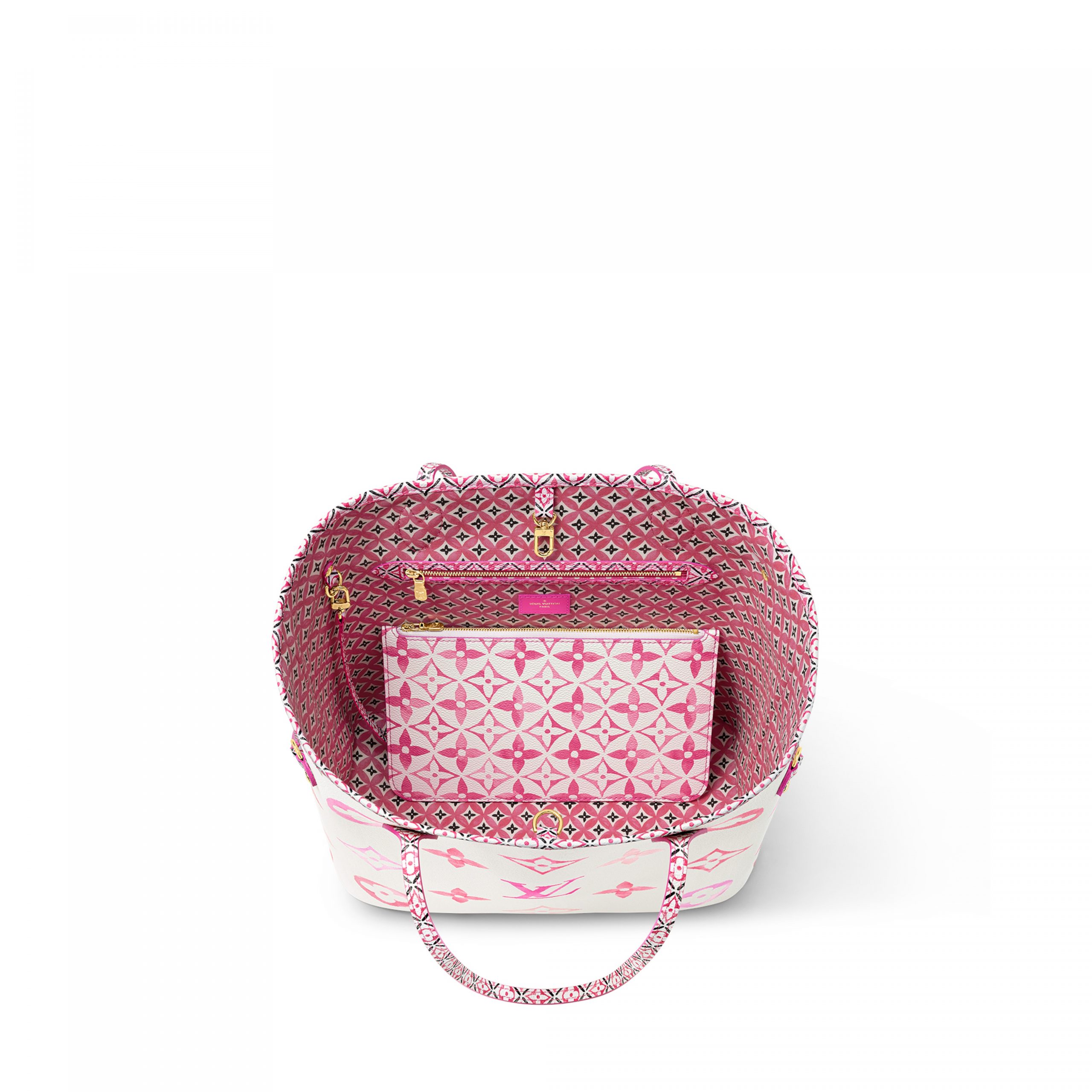 Louis Vuitton M22980 Neverfull MM Pink Monogram Louis Vuitton M22980 Neverfull MM Pink Monogram