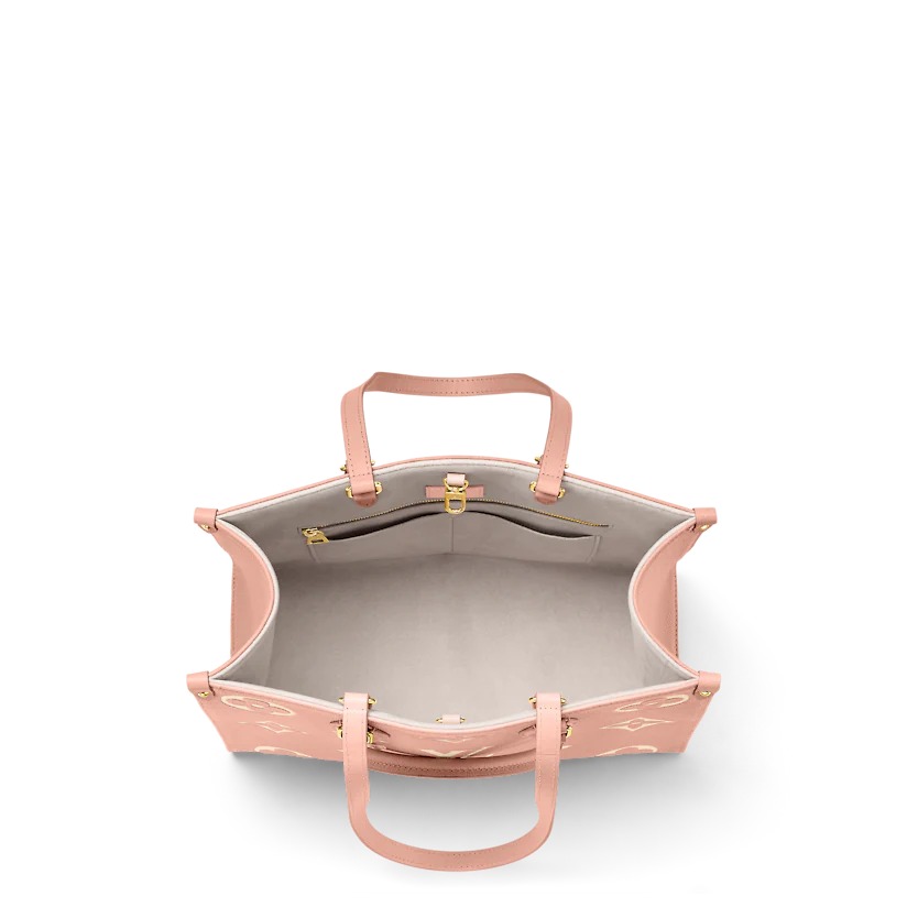 Louis Vuitton OnTheGo MM M46286 Trianon Pink Cream Louis Vuitton OnTheGo MM M46286 Trianon Pink Cream