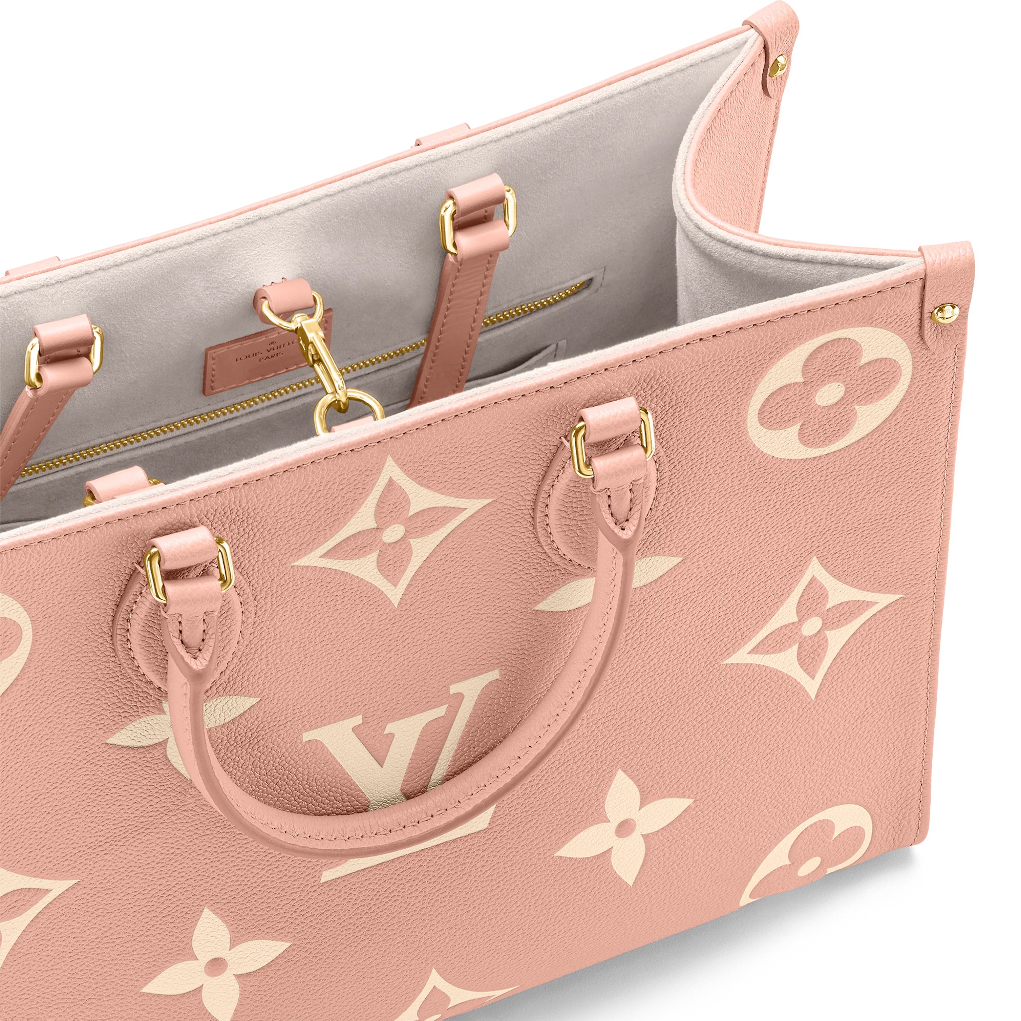 Louis Vuitton OnTheGo MM M46286 Trianon Pink Cream Louis Vuitton OnTheGo MM M46286 Trianon Pink Cream