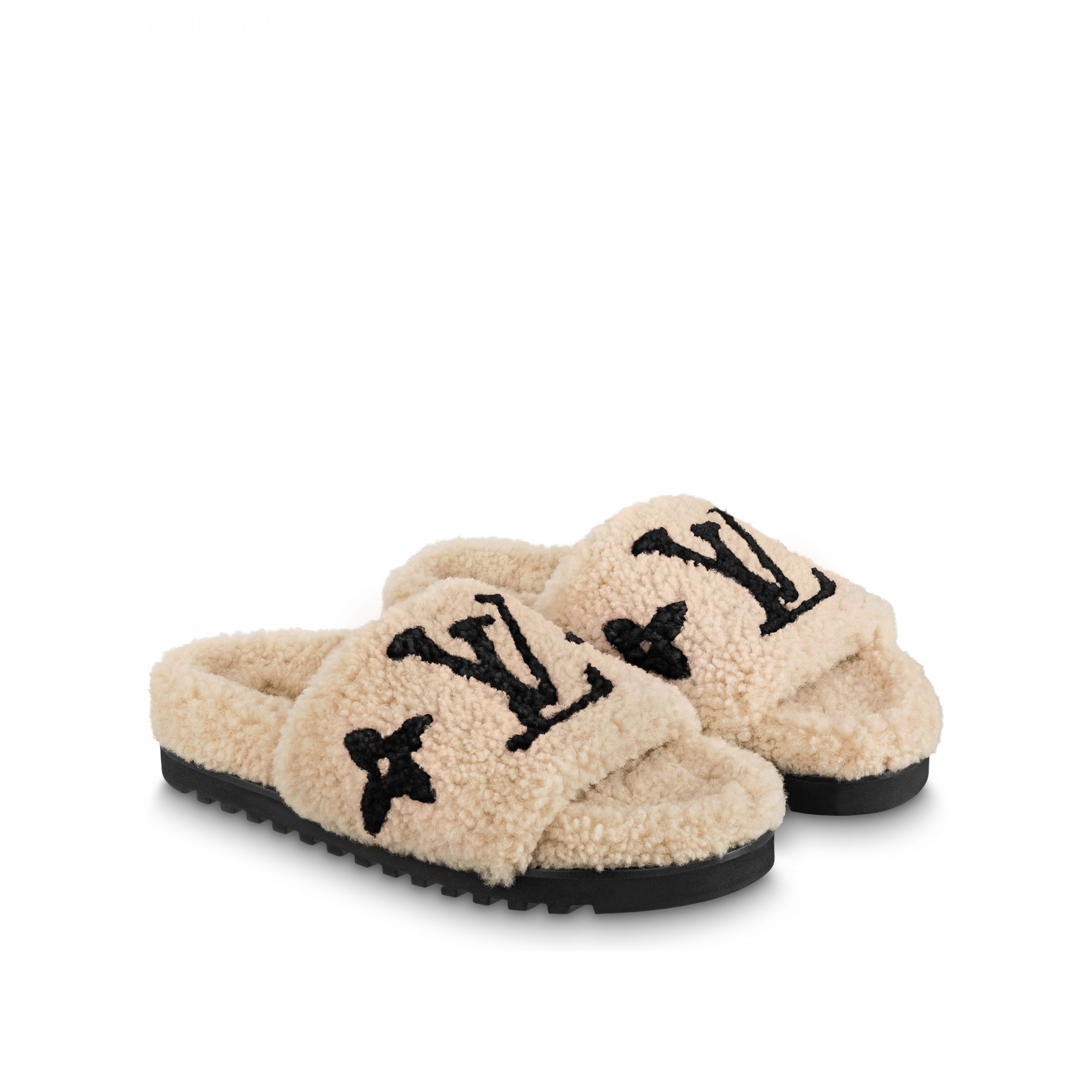 Louis Vuitton Paseo Flat Mule Ecru 1ABWD9 Louis Vuitton Paseo Flat Mule Ecru 1ABWD9