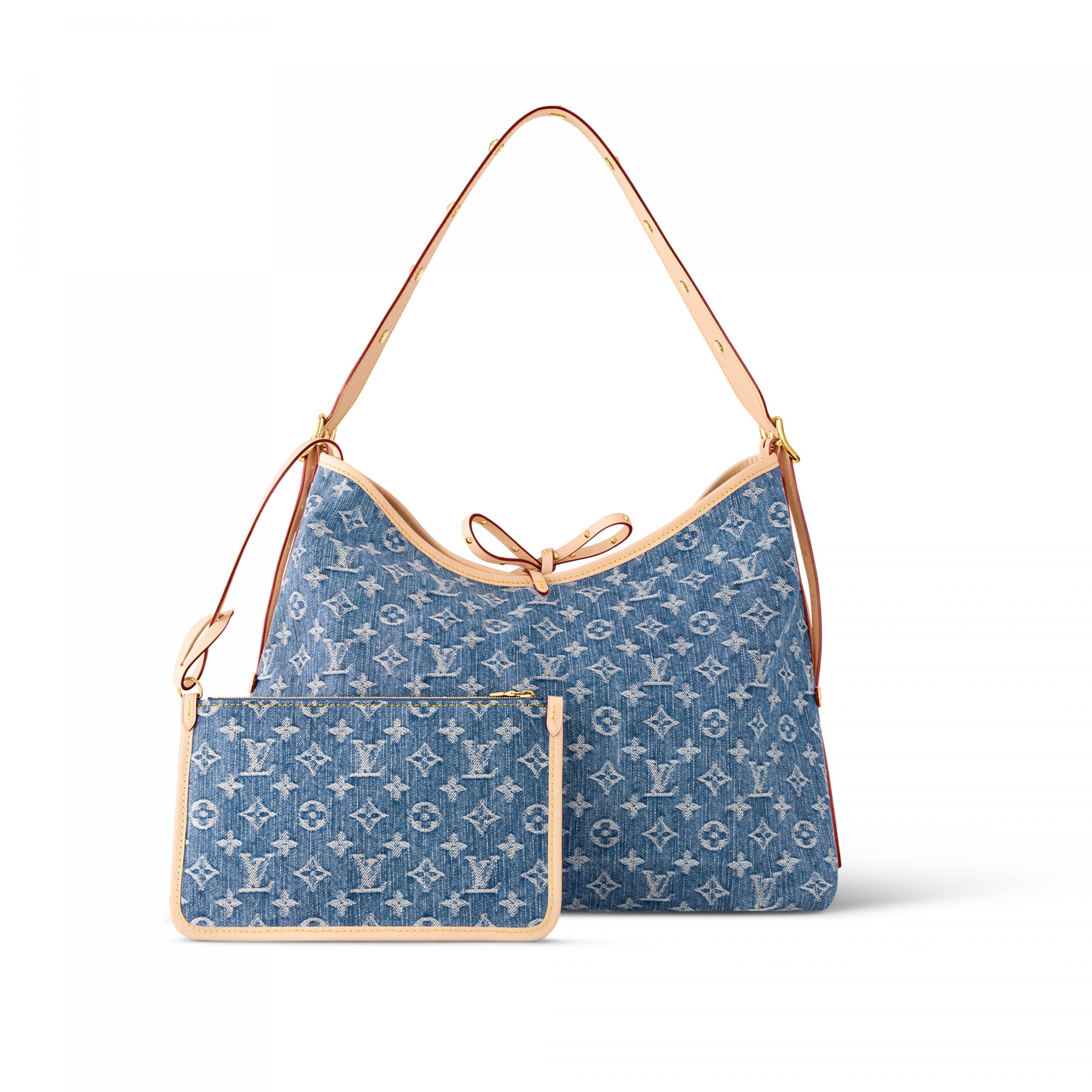 Louis Vuitton M46855 CarryAll MM Denim Blue Louis Vuitton M46855 CarryAll MM Denim Blue