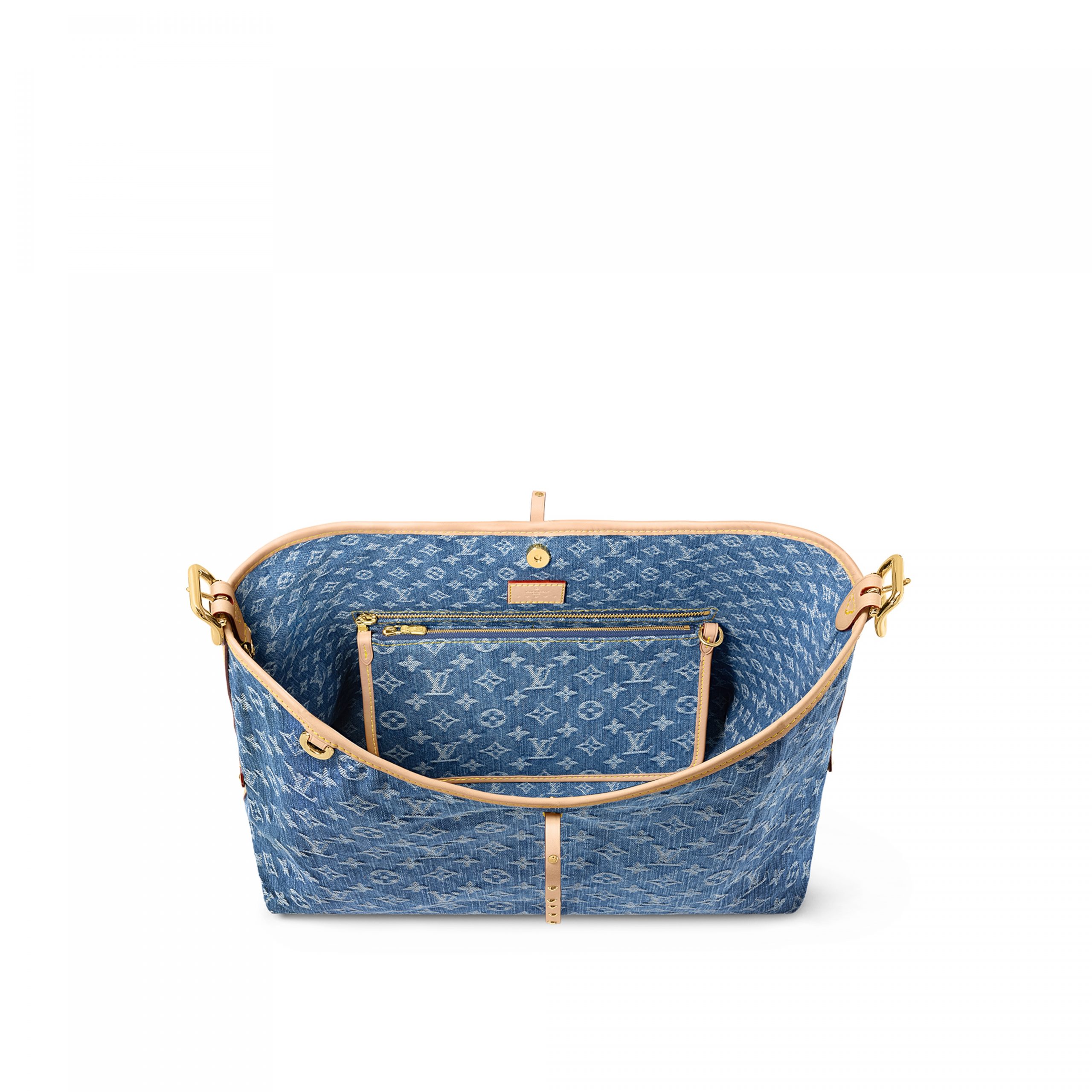 Louis Vuitton M46855 CarryAll MM Denim Blue Louis Vuitton M46855 CarryAll MM Denim Blue