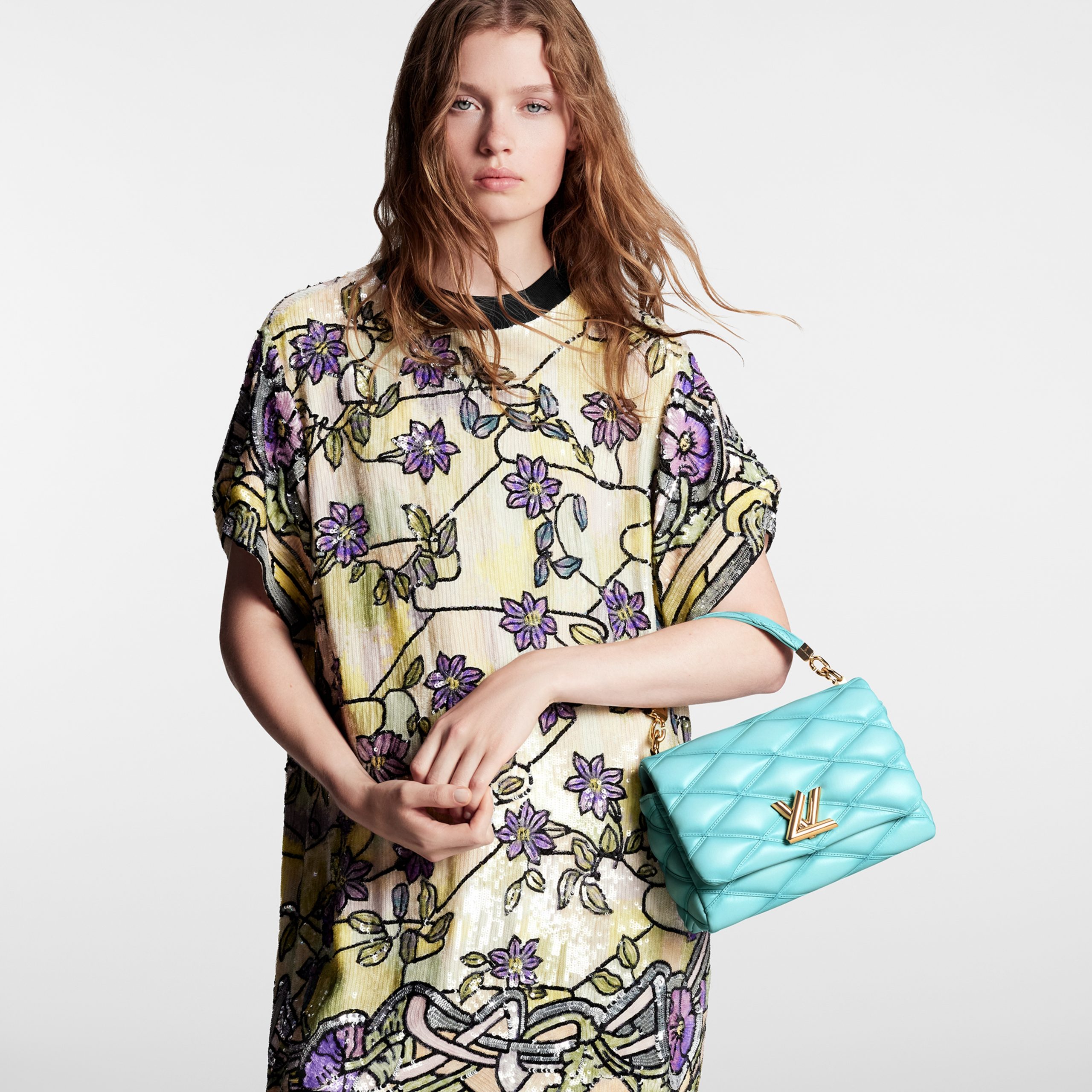 Louis Vuitton M24185 GO-14 MM Lagoon Turquoise Louis Vuitton M24185 GO-14 MM Lagoon Turquoise