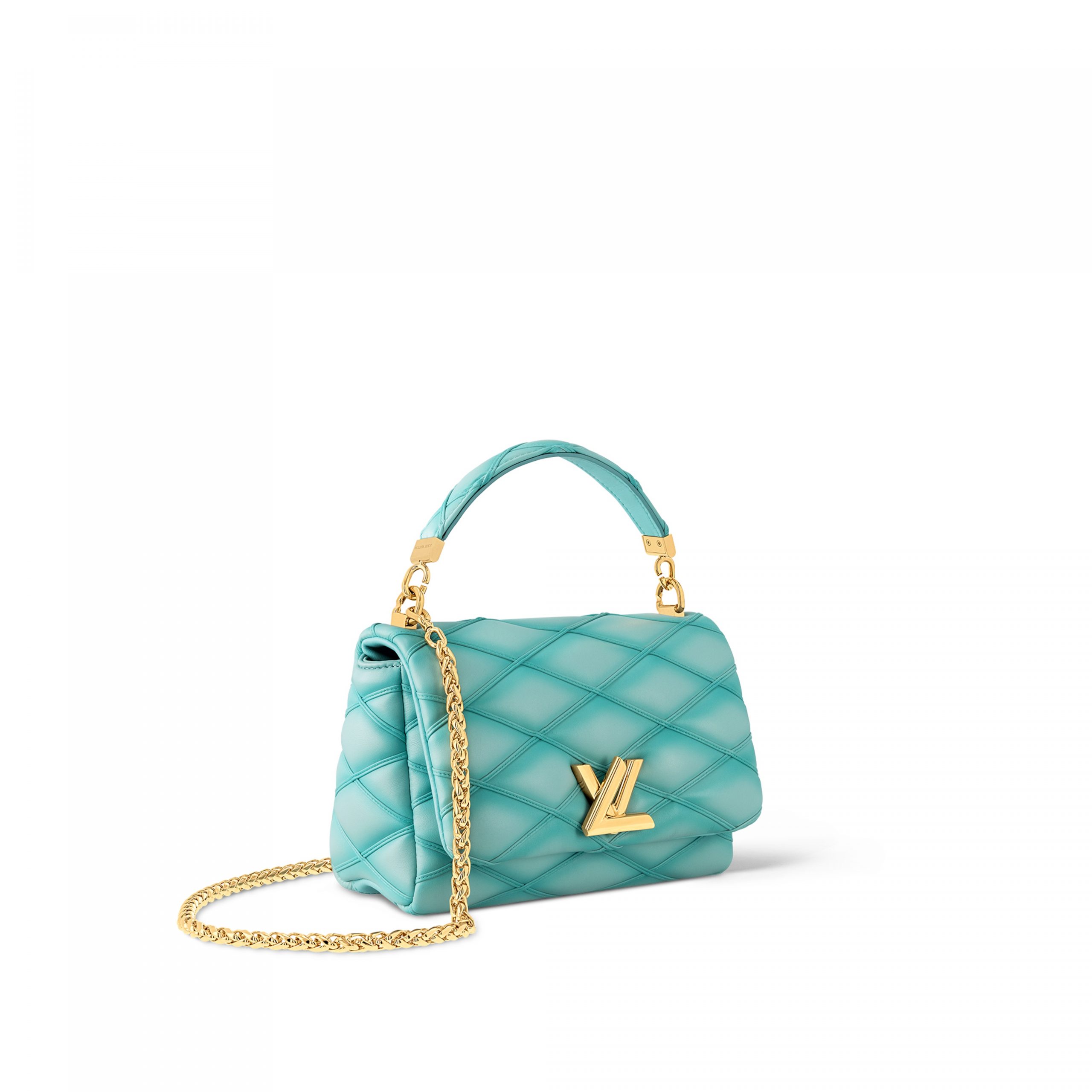 Louis Vuitton M24185 GO-14 MM Lagoon Turquoise Louis Vuitton M24185 GO-14 MM Lagoon Turquoise
