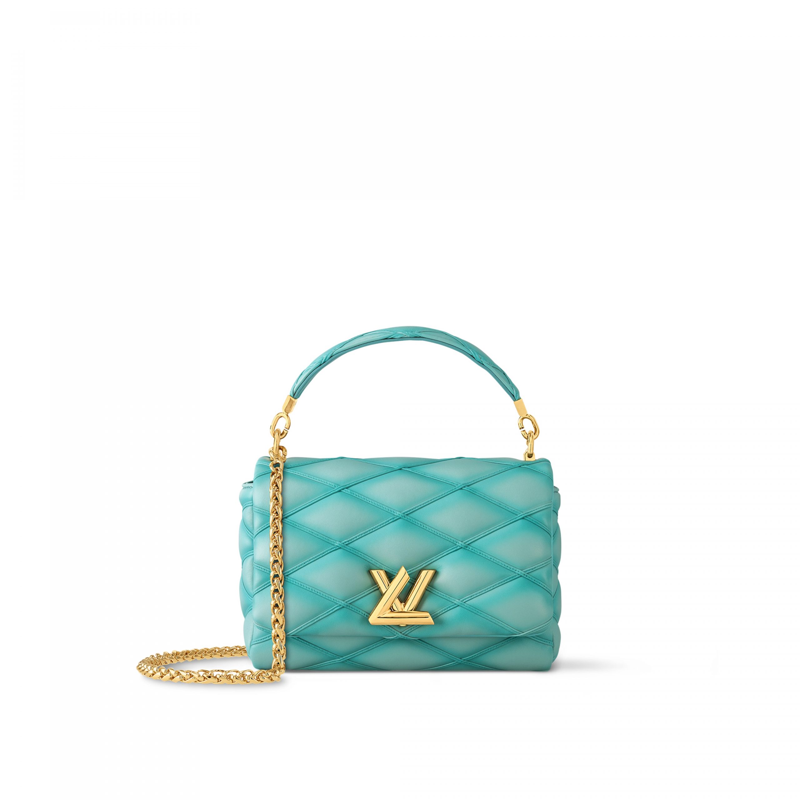 Louis Vuitton M24185 GO-14 MM Lagoon Turquoise Louis Vuitton M24185 GO-14 MM Lagoon Turquoise