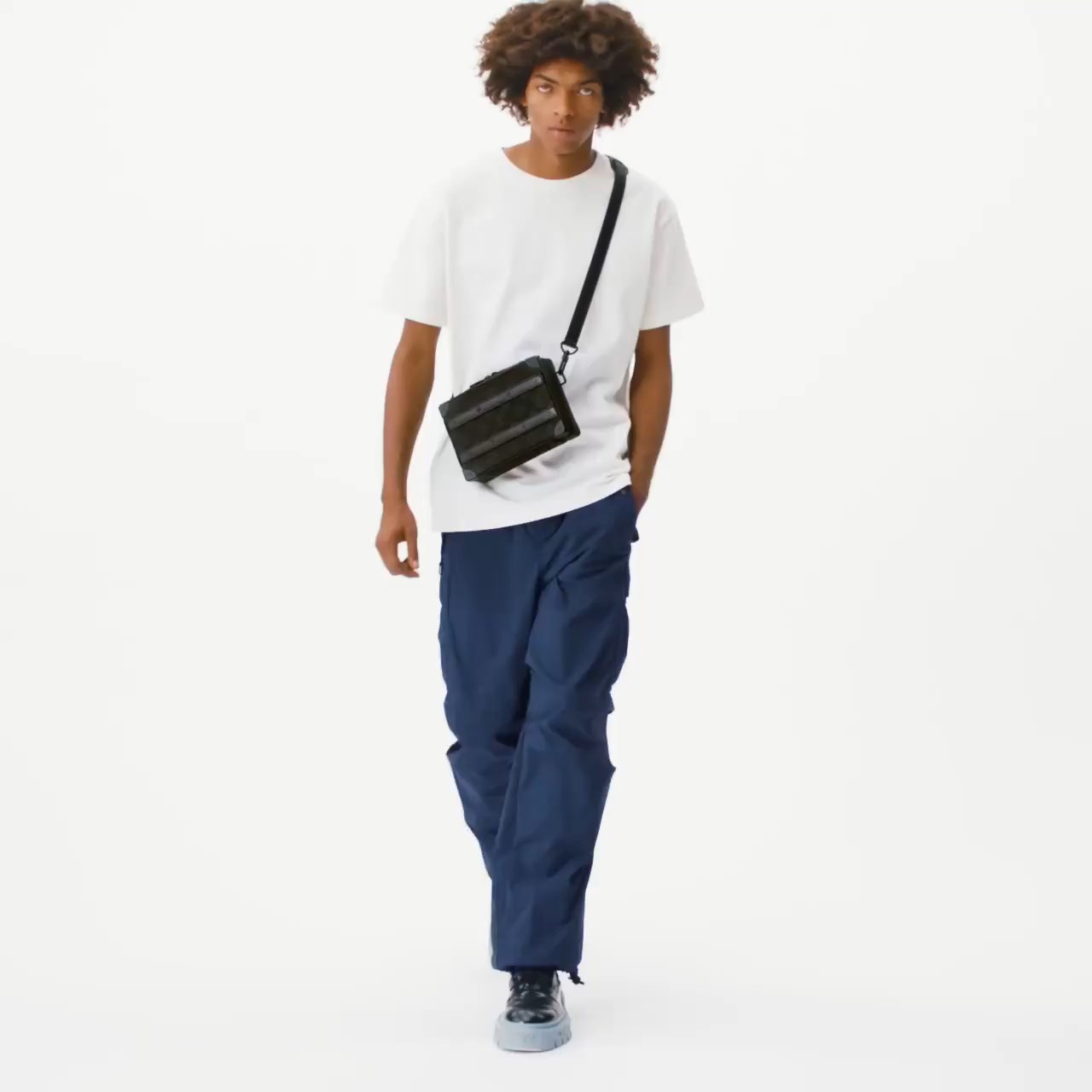 Louis Vuitton M59163 Handle Soft Trunk Black Monogram Louis Vuitton M59163 Handle Soft Trunk Black Monogram