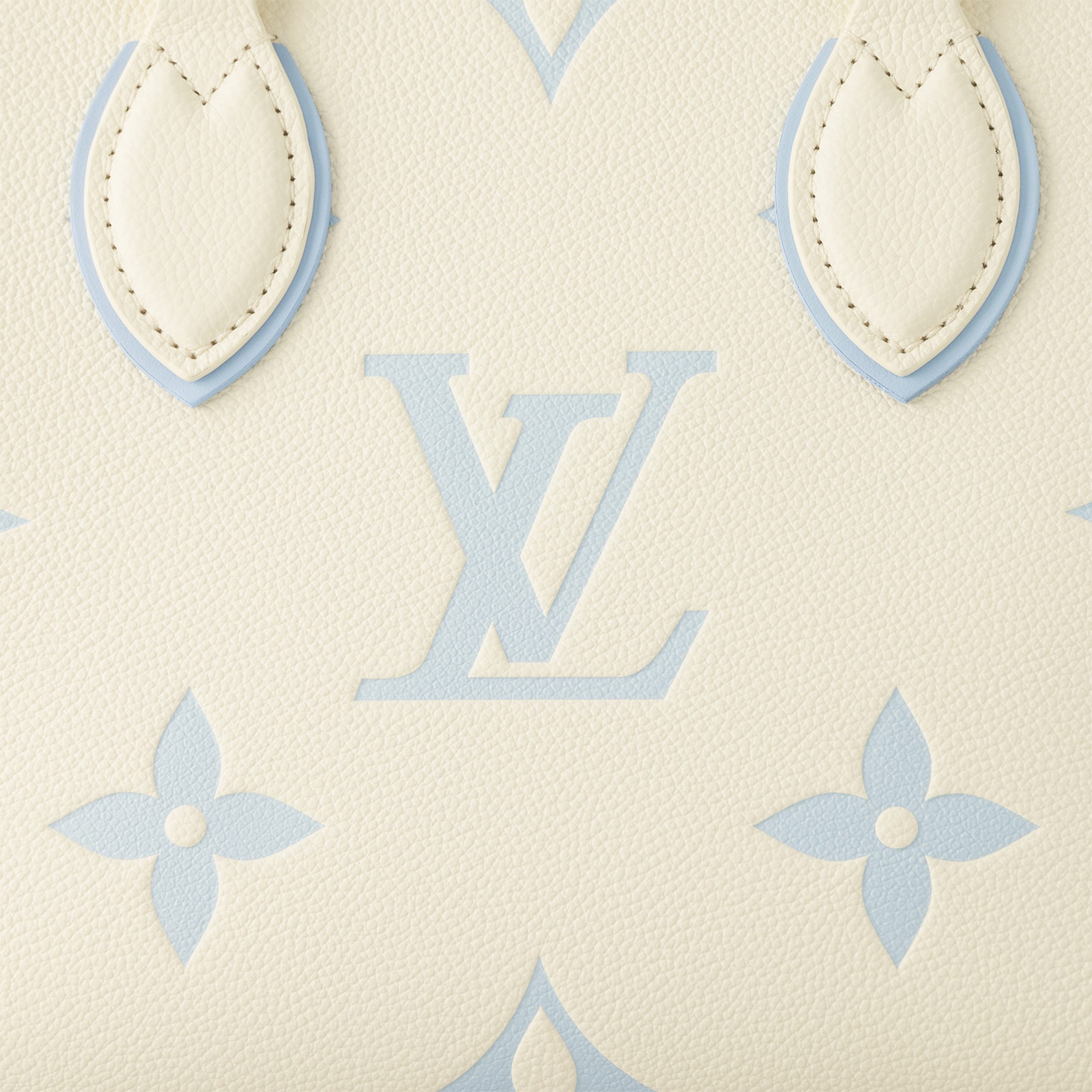 Louis Vuitton M46833 OnTheGo PM Latte/Candy Blue Louis Vuitton M46833 OnTheGo PM Latte/Candy Blue