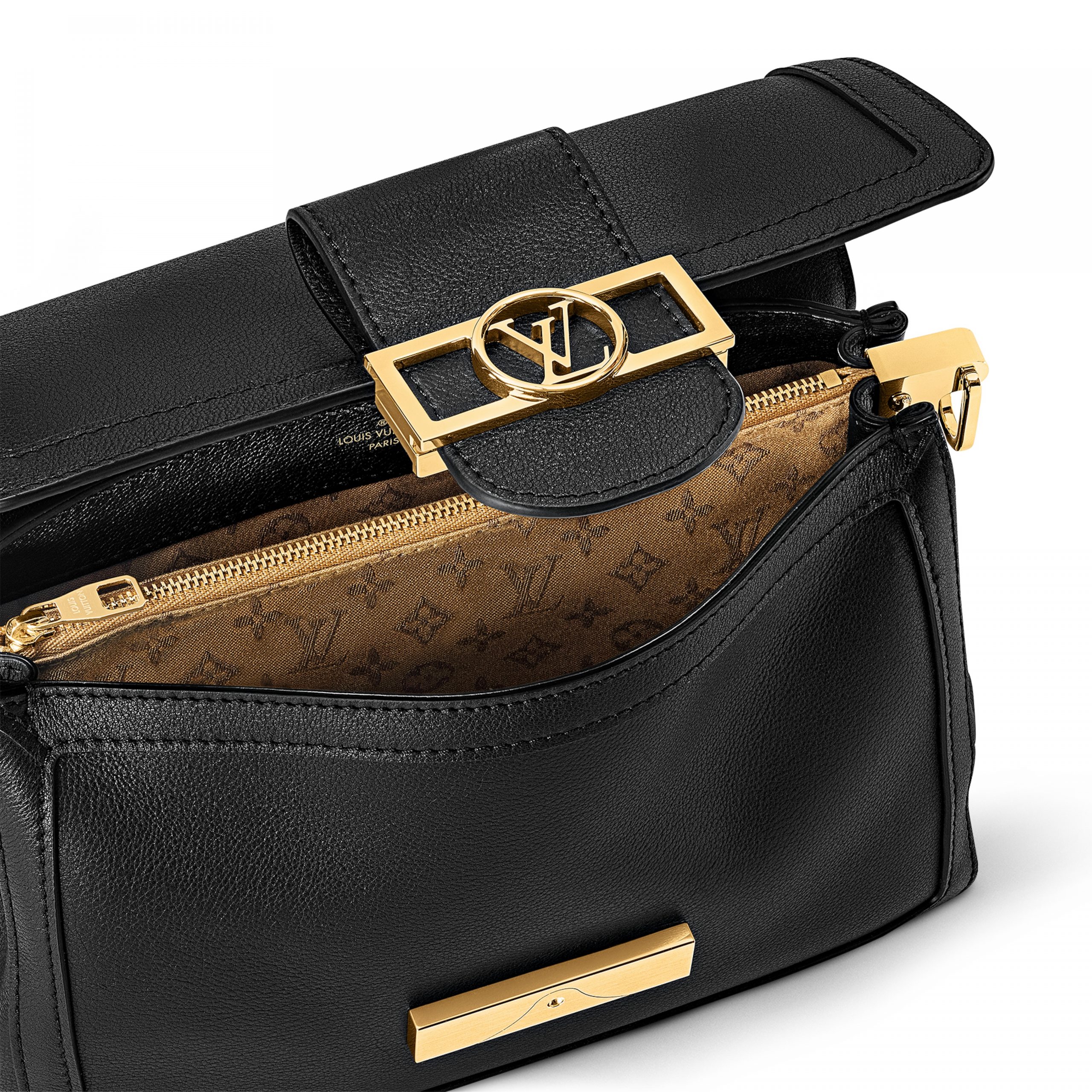 Louis Vuitton M25209 Dauphine Soft MM Black Louis Vuitton M25209 Dauphine Soft MM Black